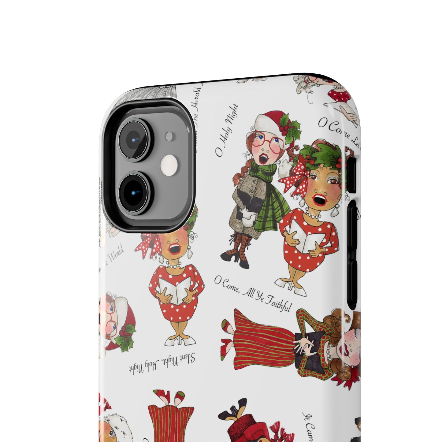 Tossed Carolers Phone Case