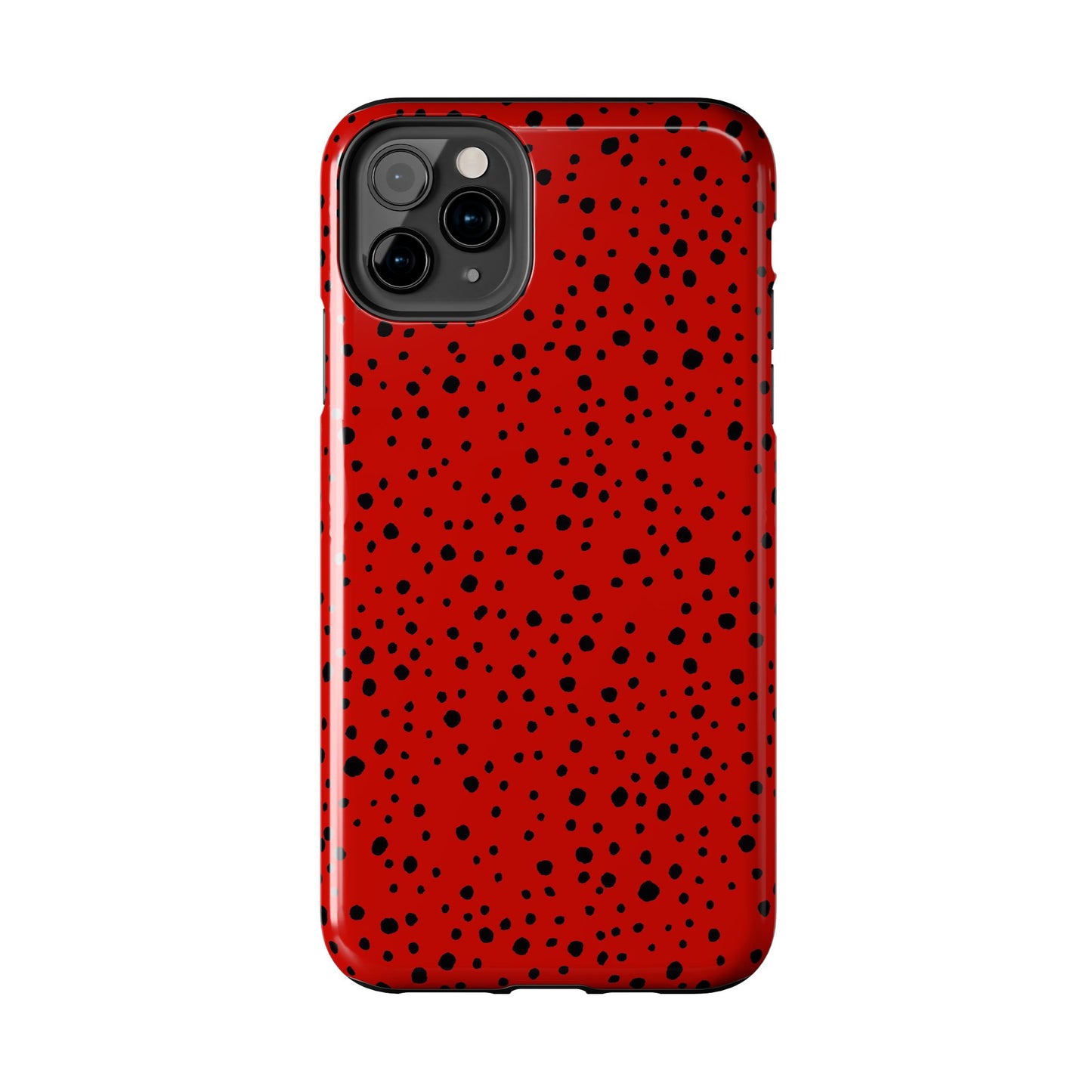 Pepper Dots Red / Black Phone Case