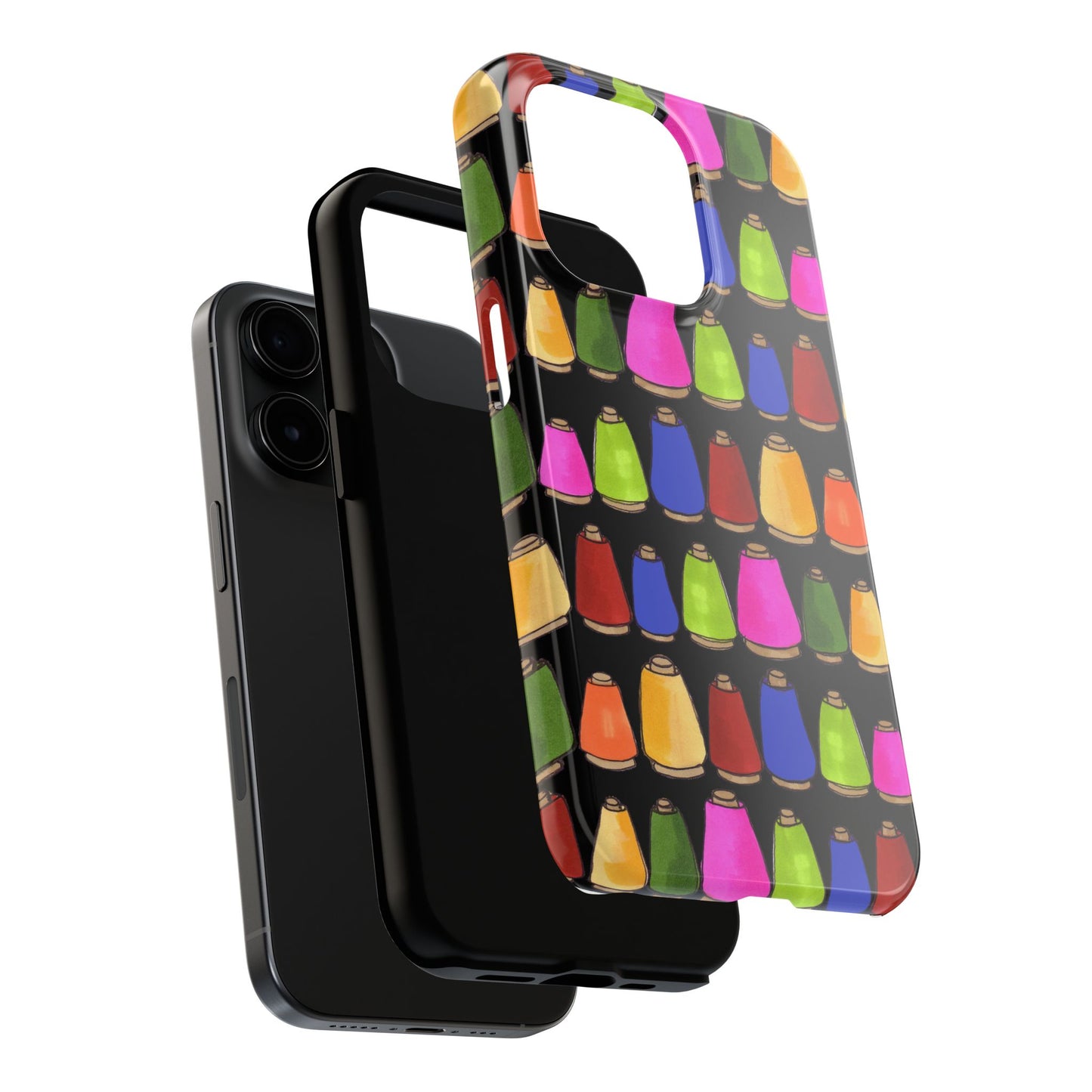 Coneiferous Black / Multi Phone Case