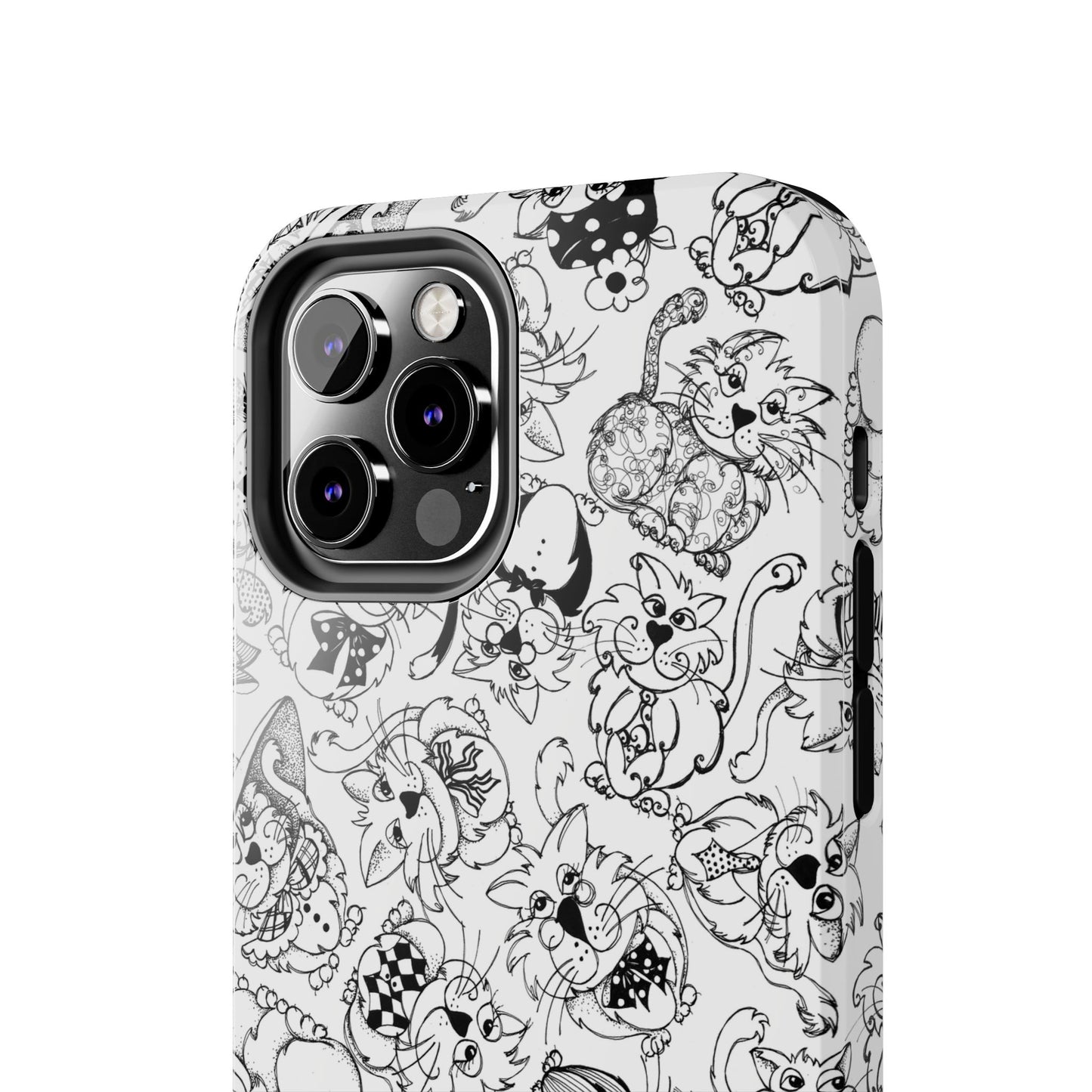 So Kitties Tossed White Phone Case