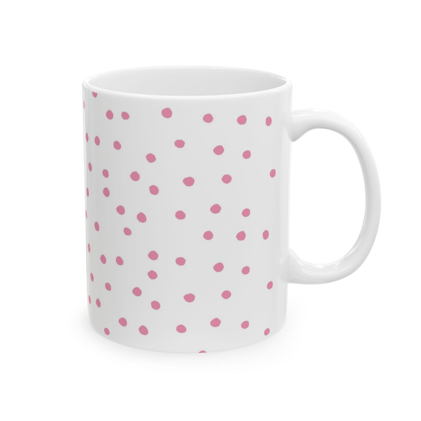 Dinky Dots White / Pink Cup