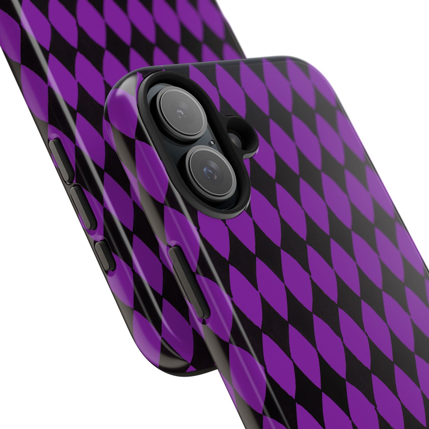 Diamond Purple / Black Phone Case
