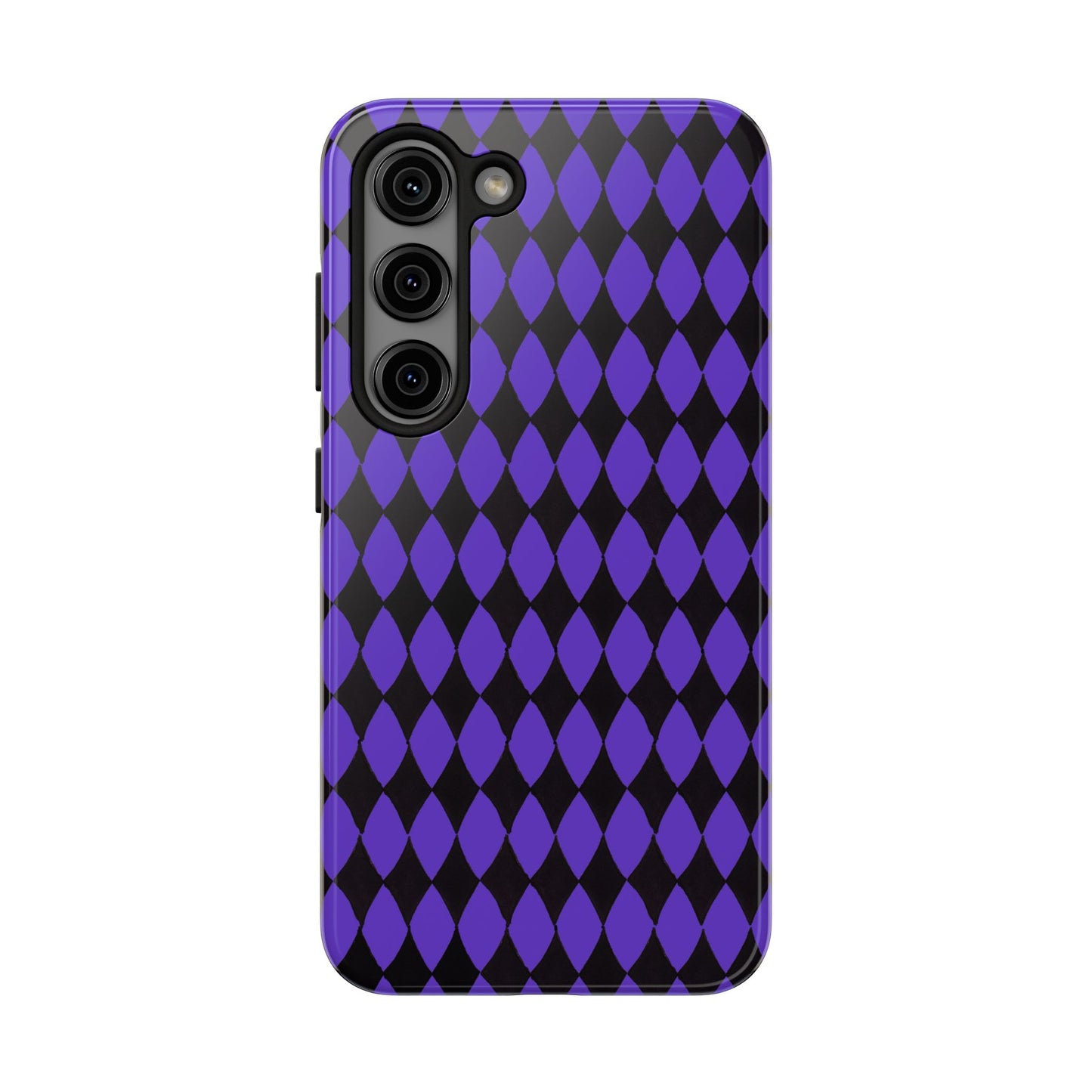 Diamond Purple / Black Phone Case