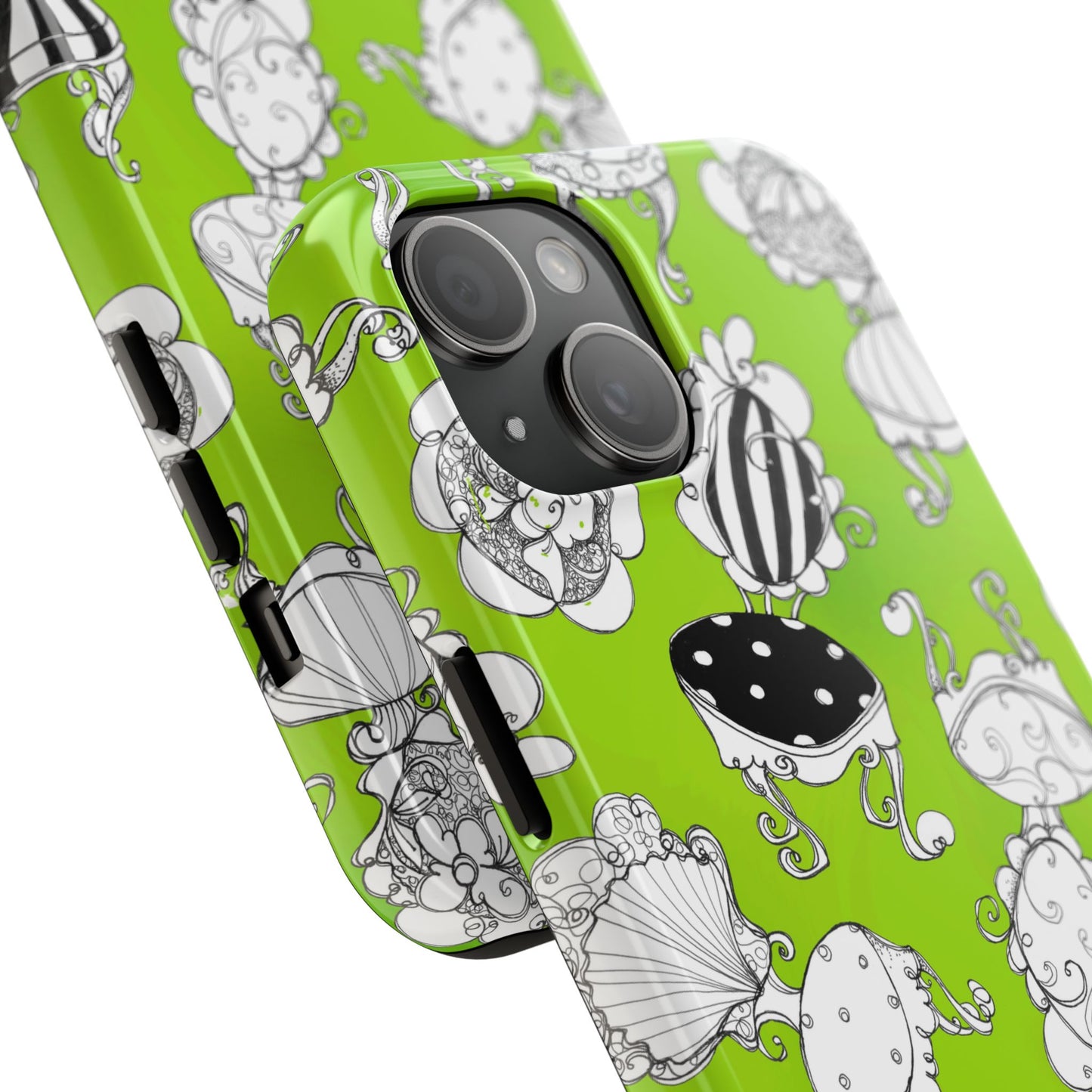 Bistro Chairs Lime Phone Case
