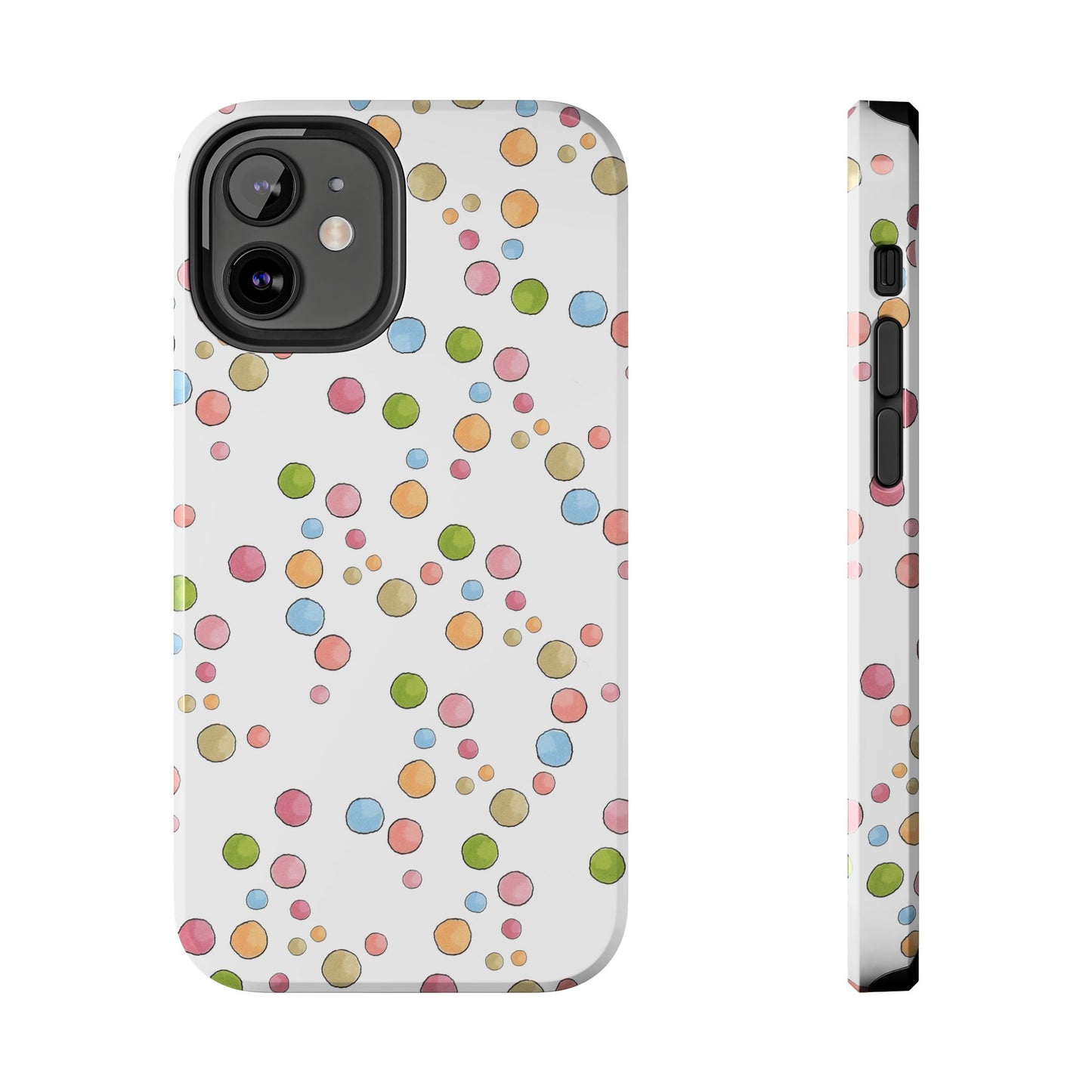 Clown Dots White Phone Case