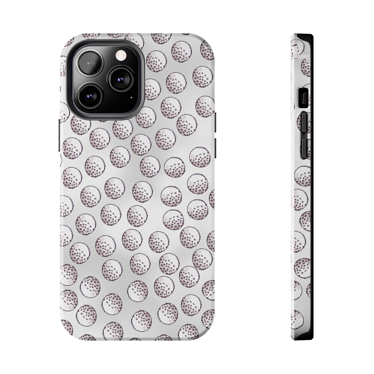 Ball Dots Gray Phone Case