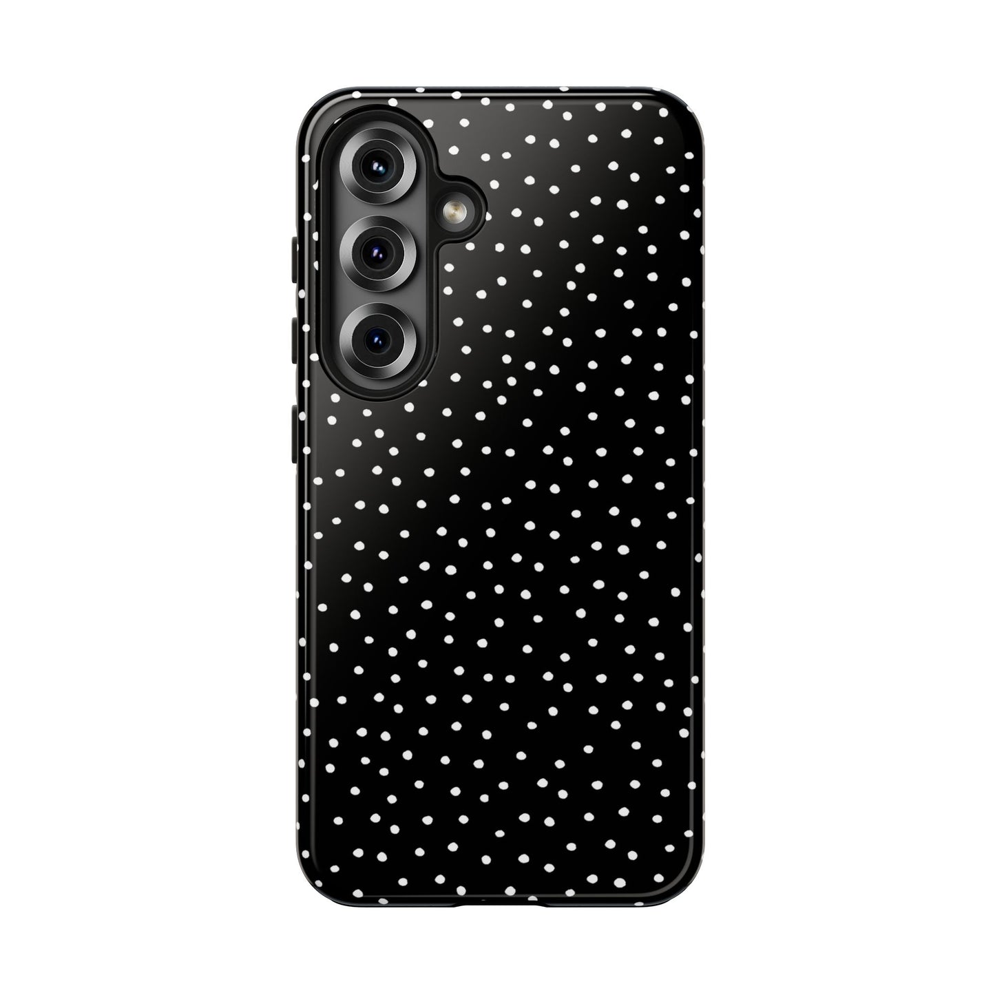 Dinky Dots Black / White Phone Case