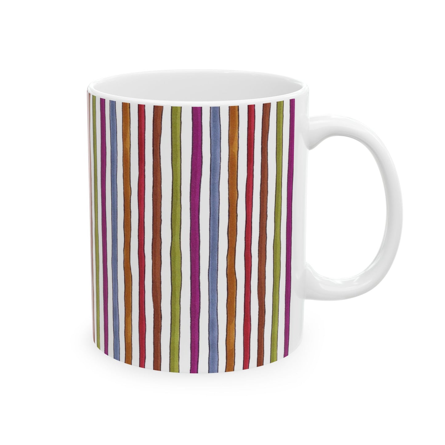 Stripe White Cup