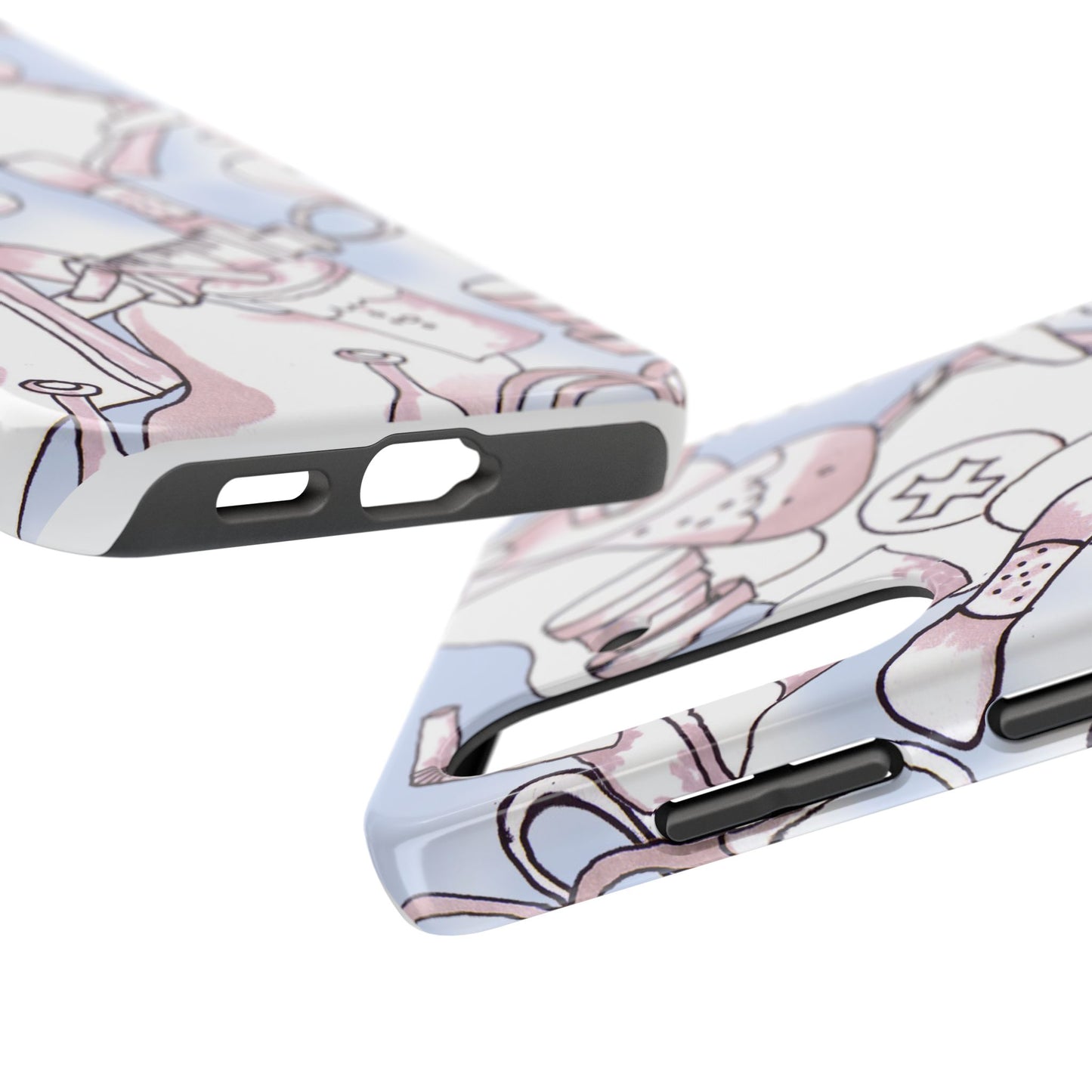 Med Stuff Blue Phone Case