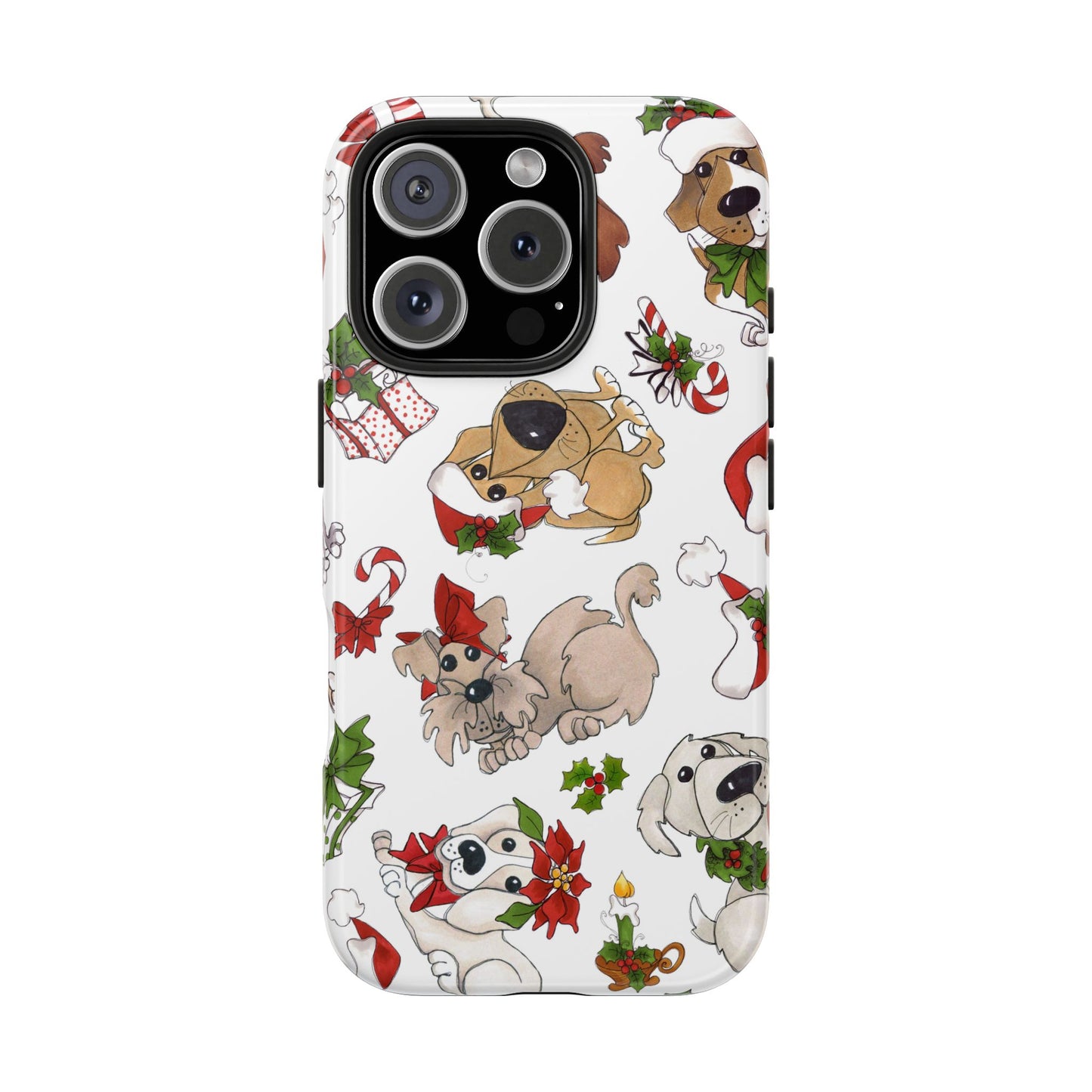 Doggie Toss White Phone Case