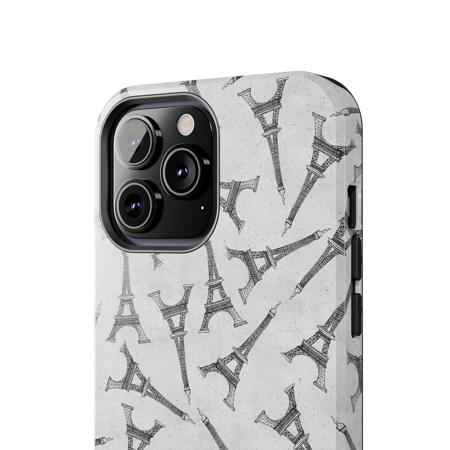 Eifelesque Silver Phone Case