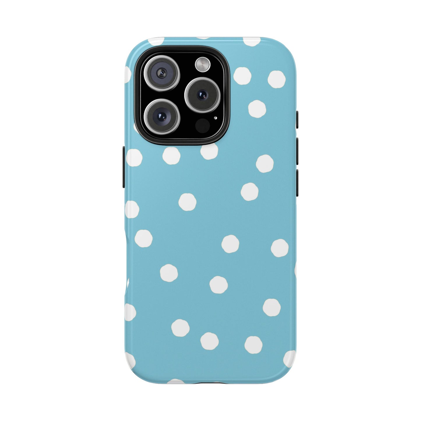 Jumbo Dots Turquoise / White Phone Case