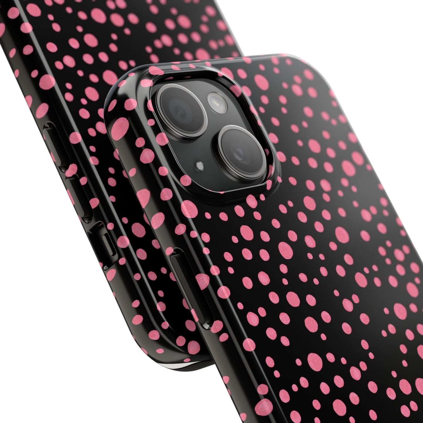Balloon Dots Black / Pink Phone Case