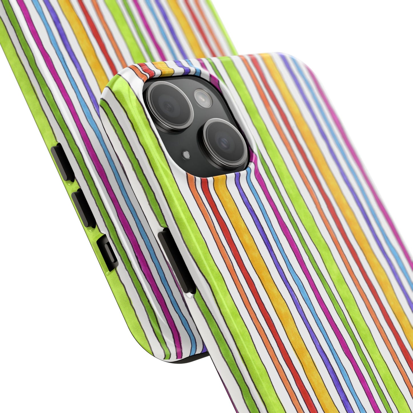 Stripe Fancy White Phone Case