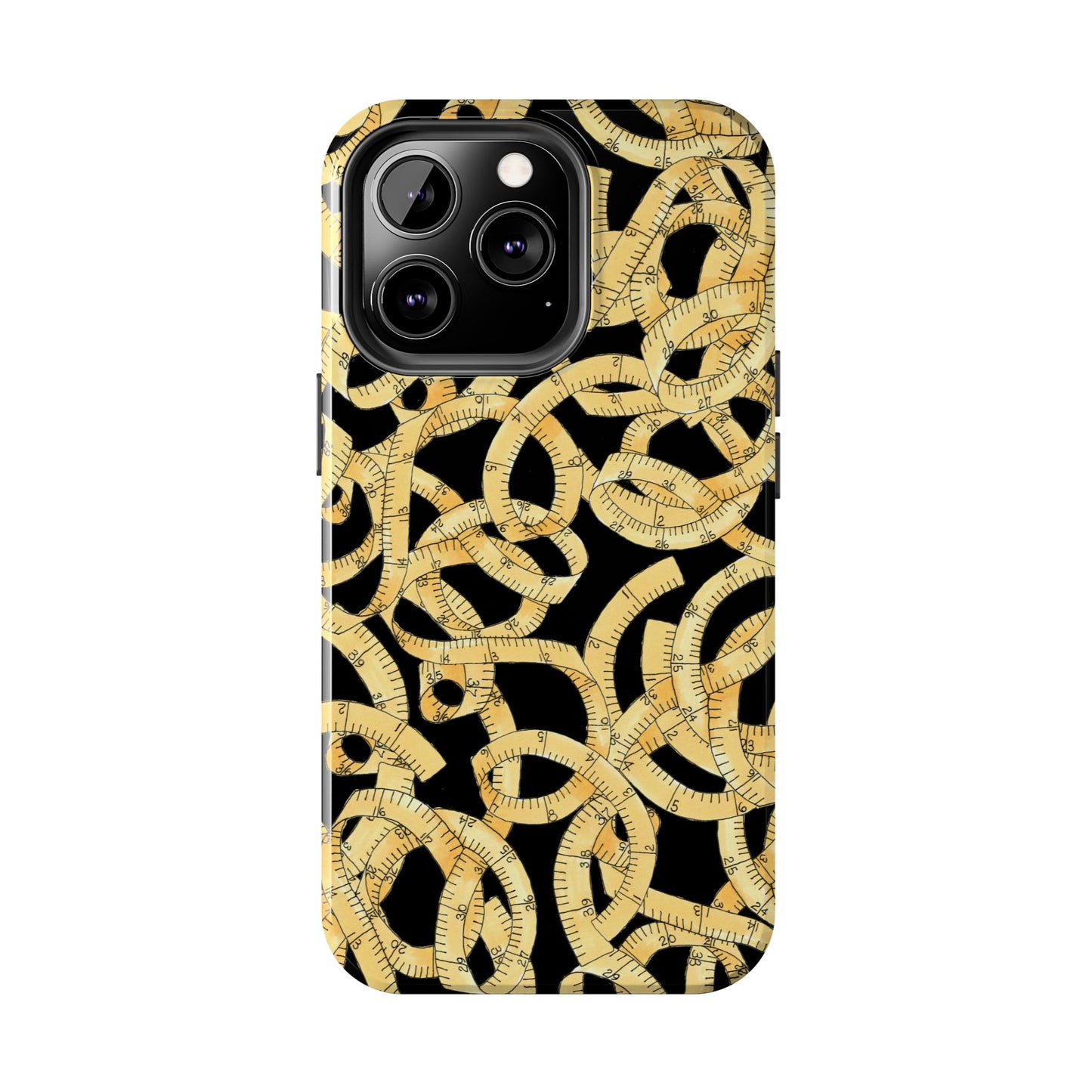Tape Tangle Black Phone Case