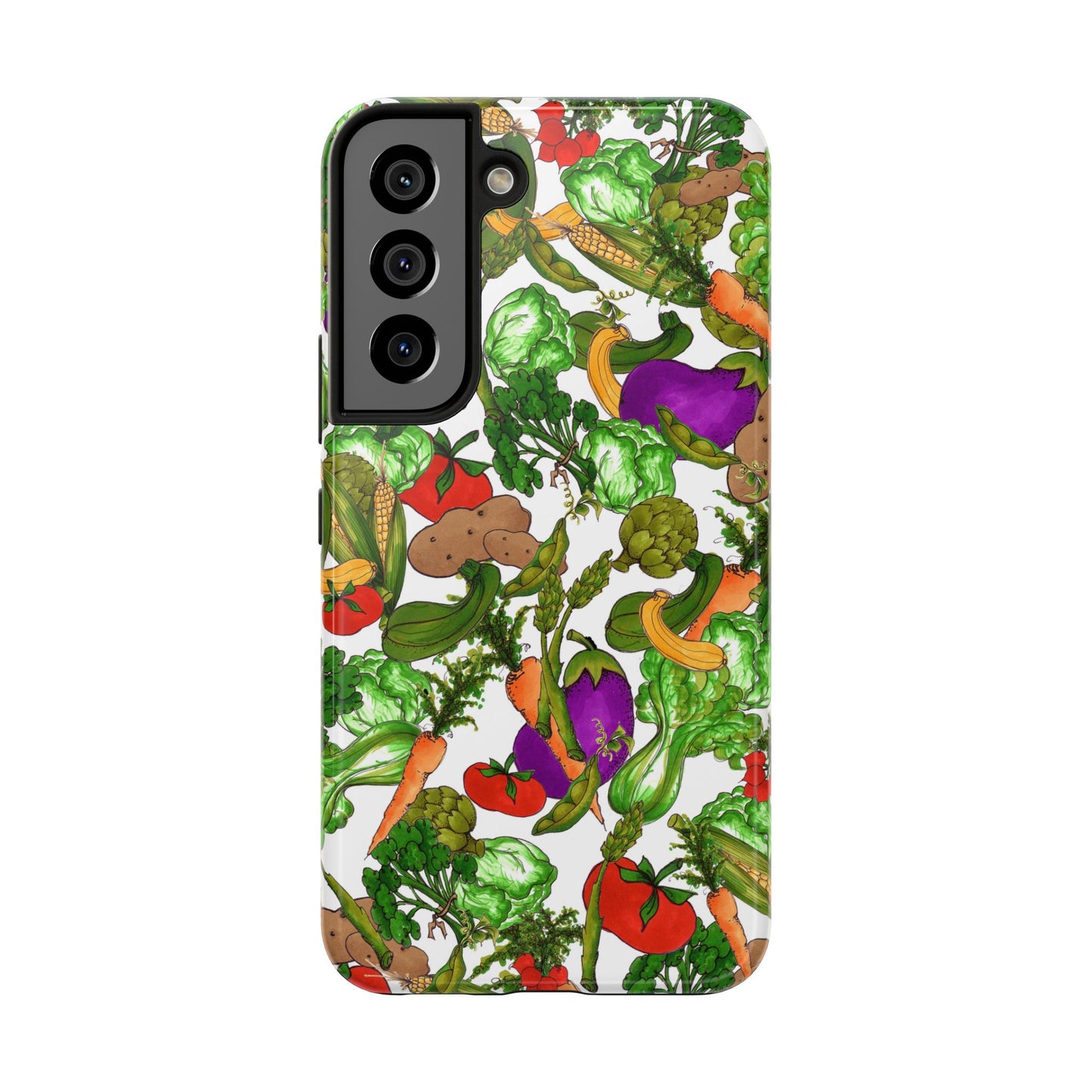 Veggie Jungle White Phone Case