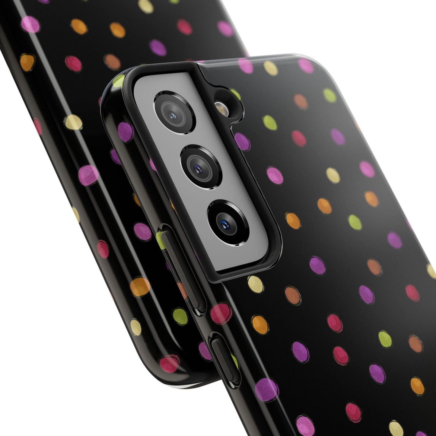 Tea Dot Black Phone Case