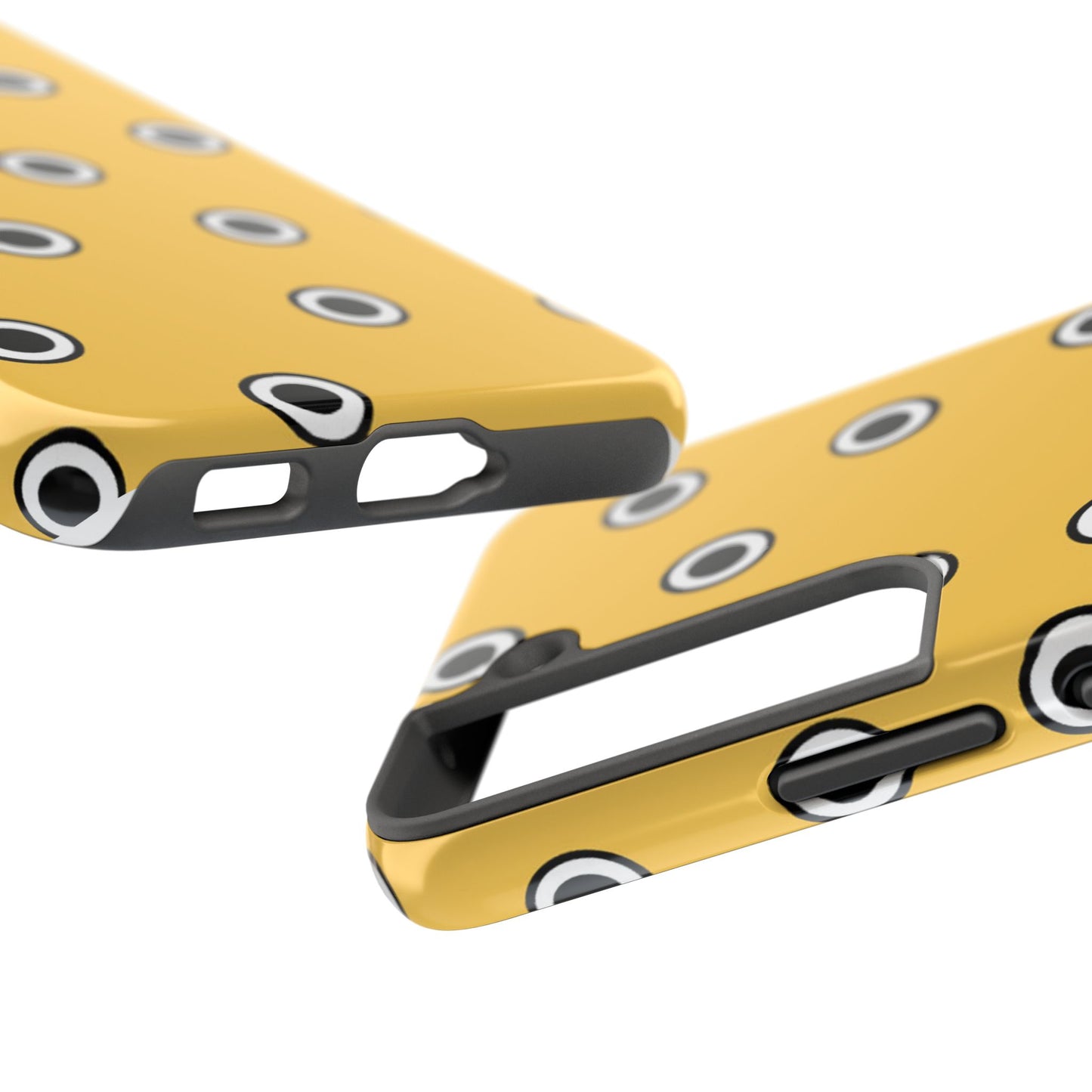 CD Dots Yellow / Black Phone Case