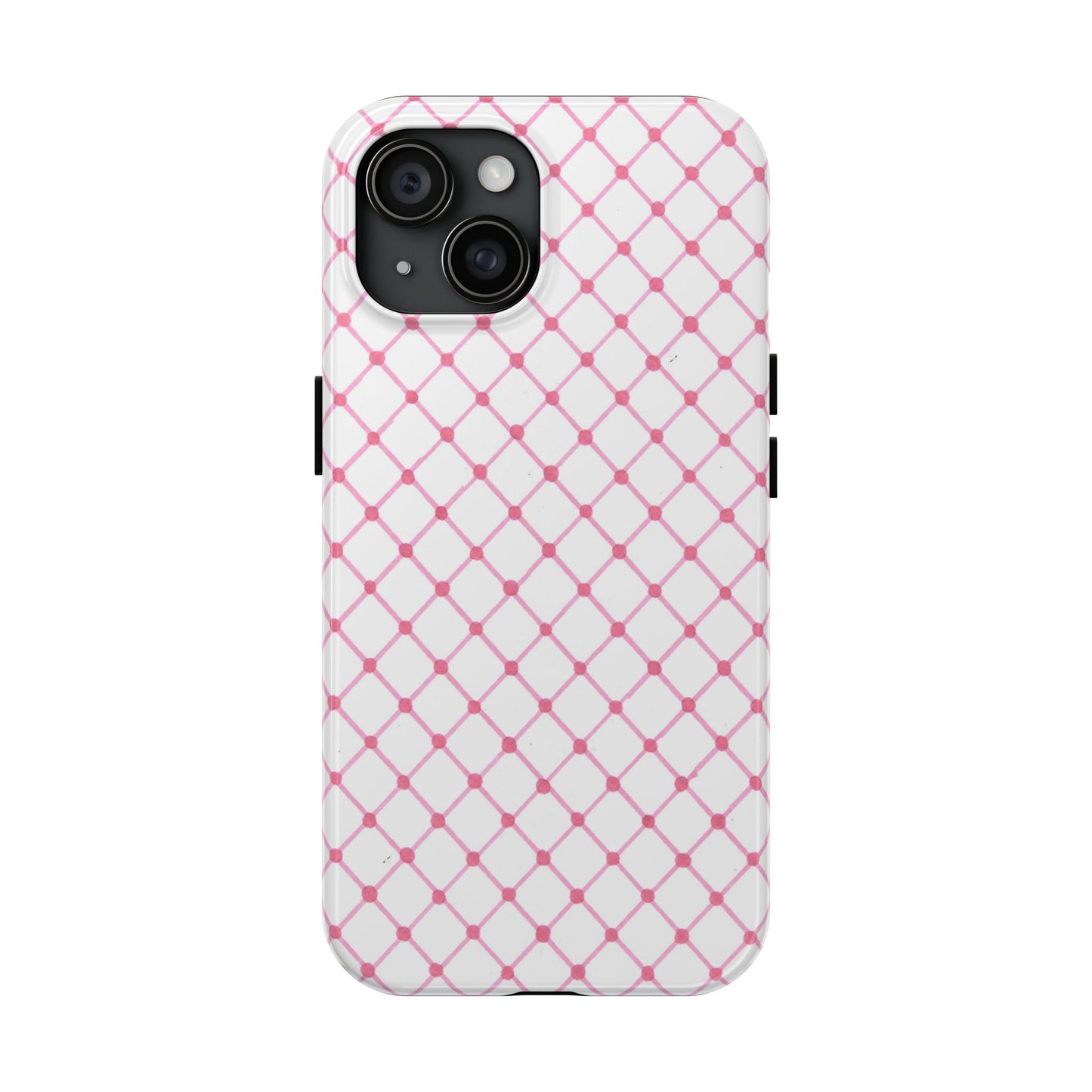 Cyclone Fence White / Pink Phone Case