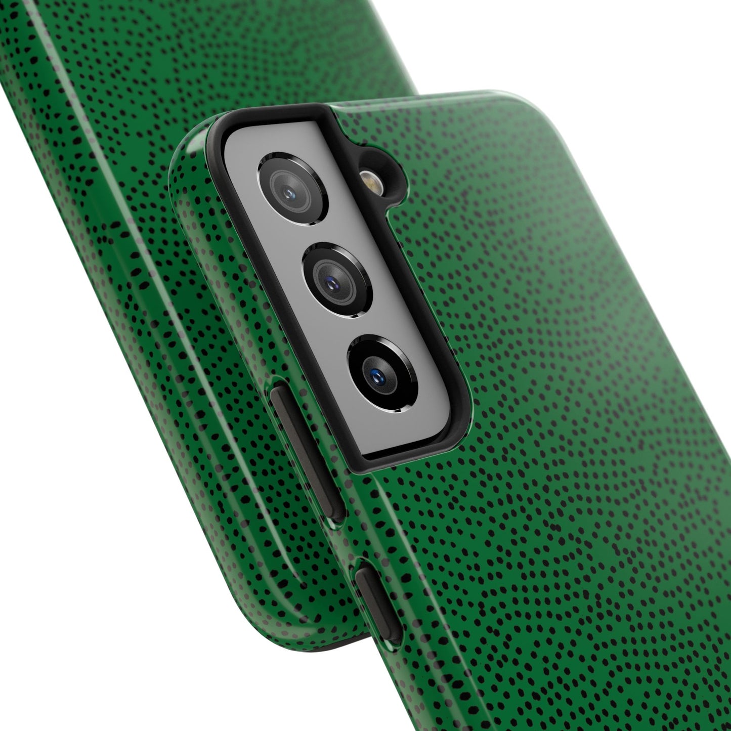 Mini Dot Green / Black Phone Case