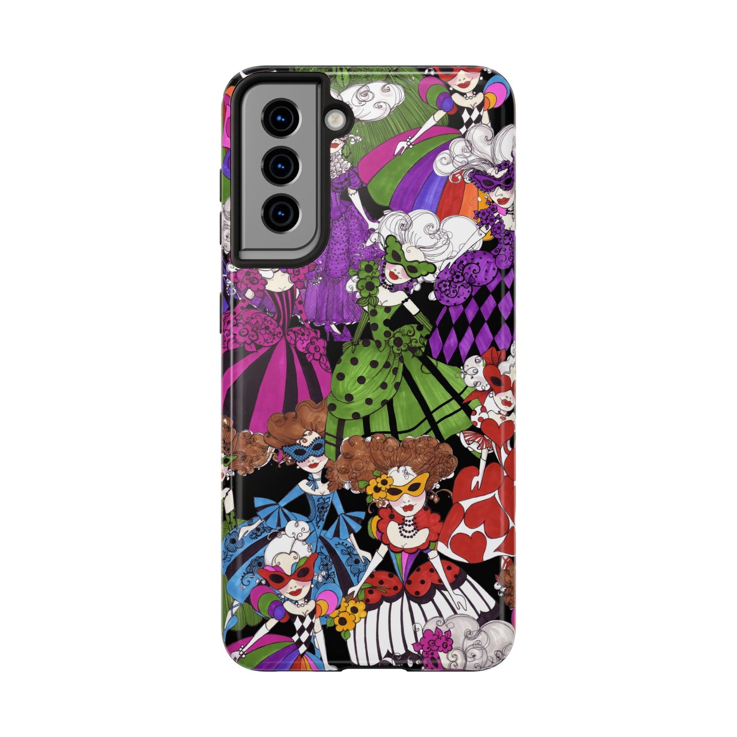 Crowded Dance Floor Black Phone Case