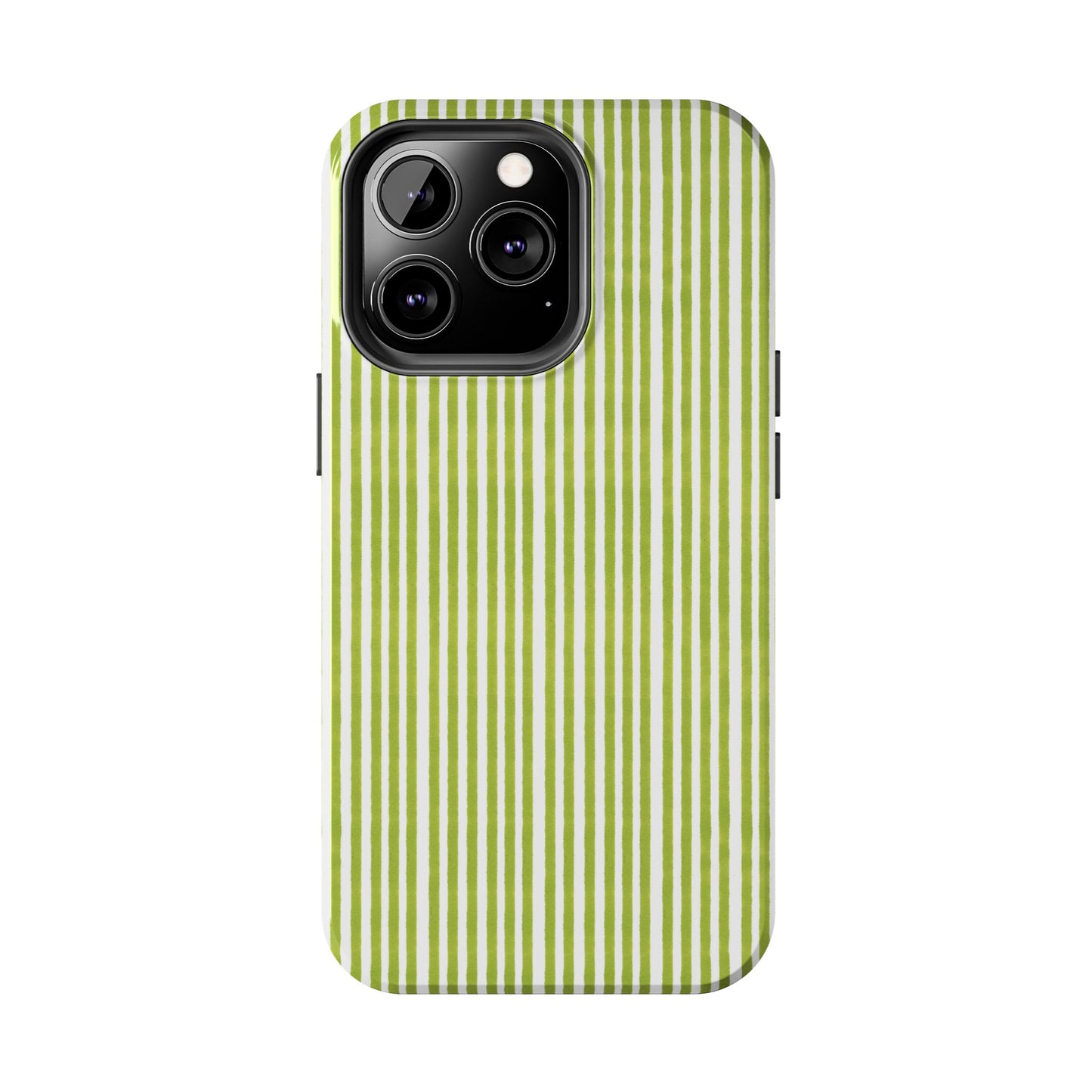 Lazy Stripe Lime Phone Case