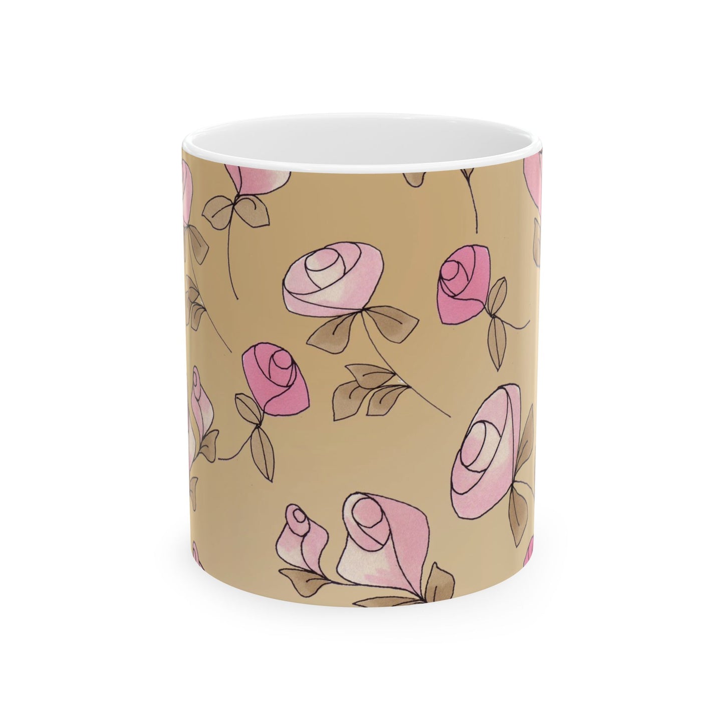 Simply Roses Malt Cup