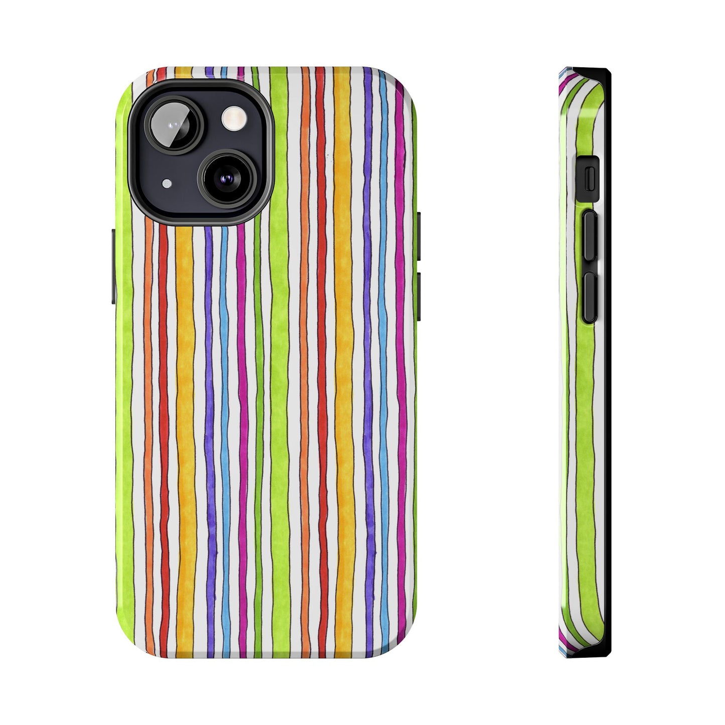 Stripe Fancy White Phone Case