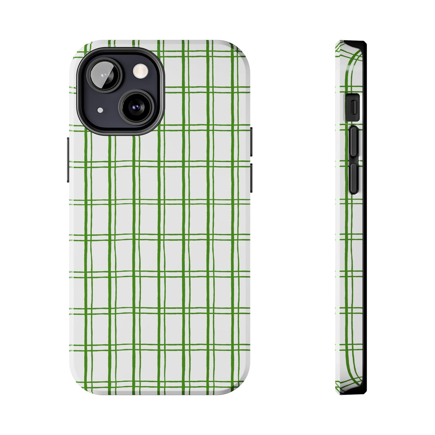 Kitchen Plaid White / Green Phone Case
