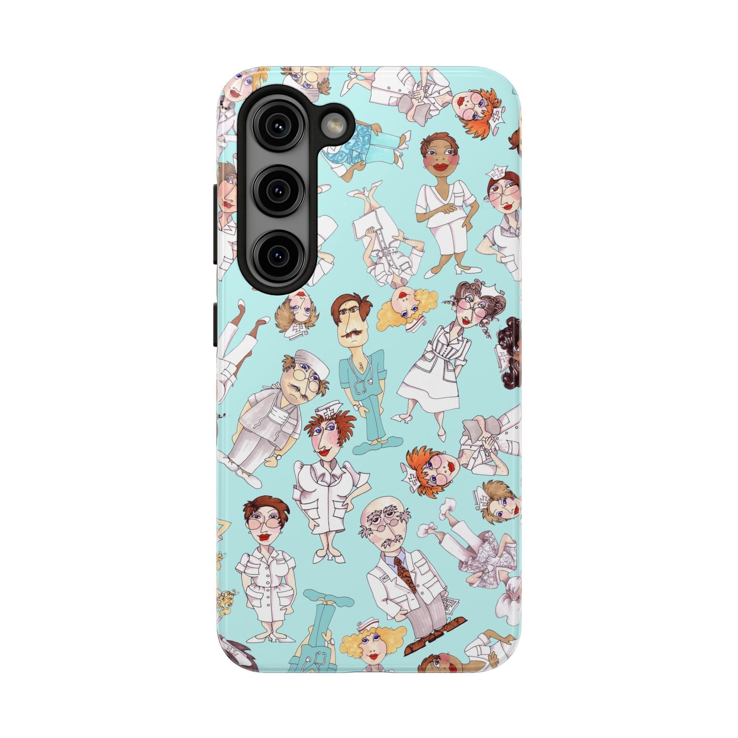 Happy Staff Aqua Phone Case