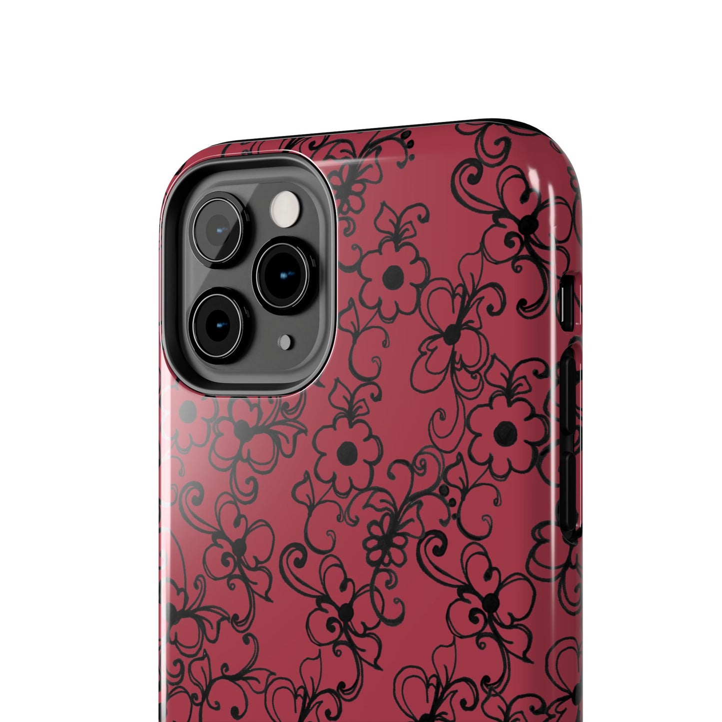Daisy Jungle Red Phone Case