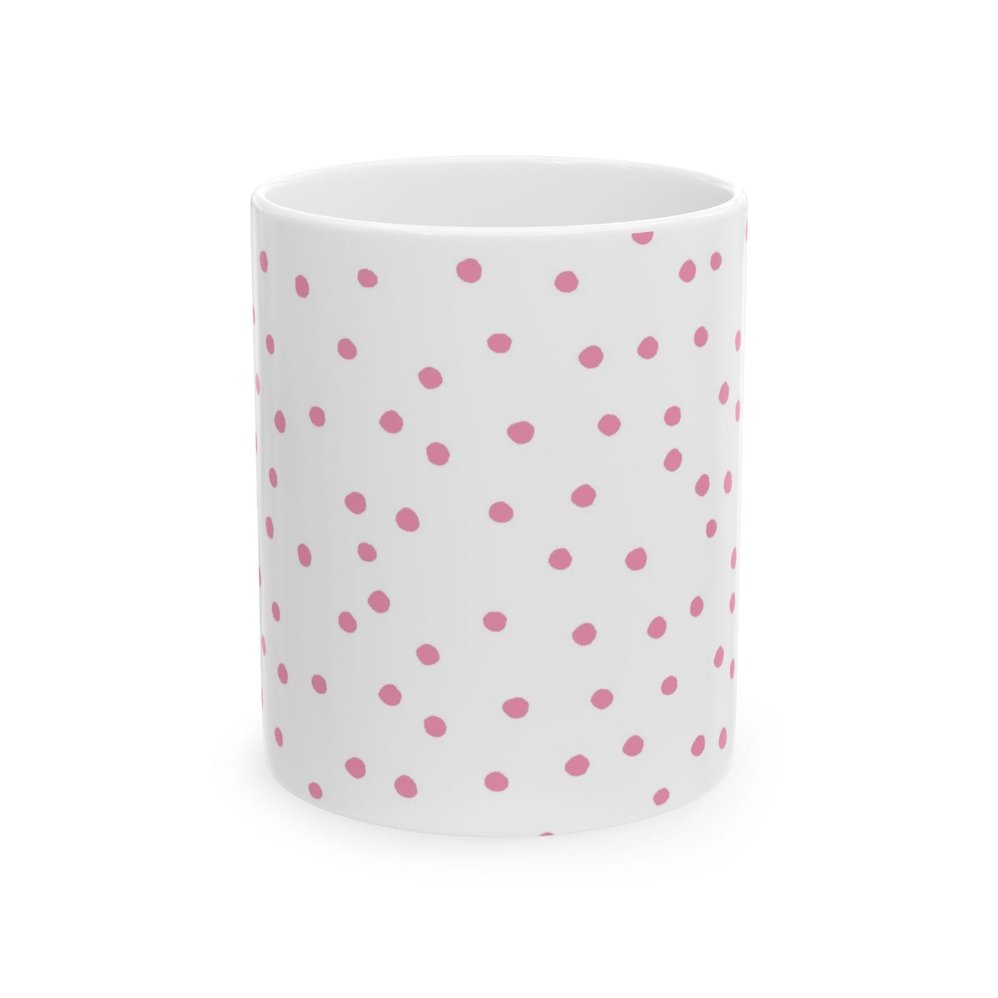 Dinky Dots White / Pink Cup