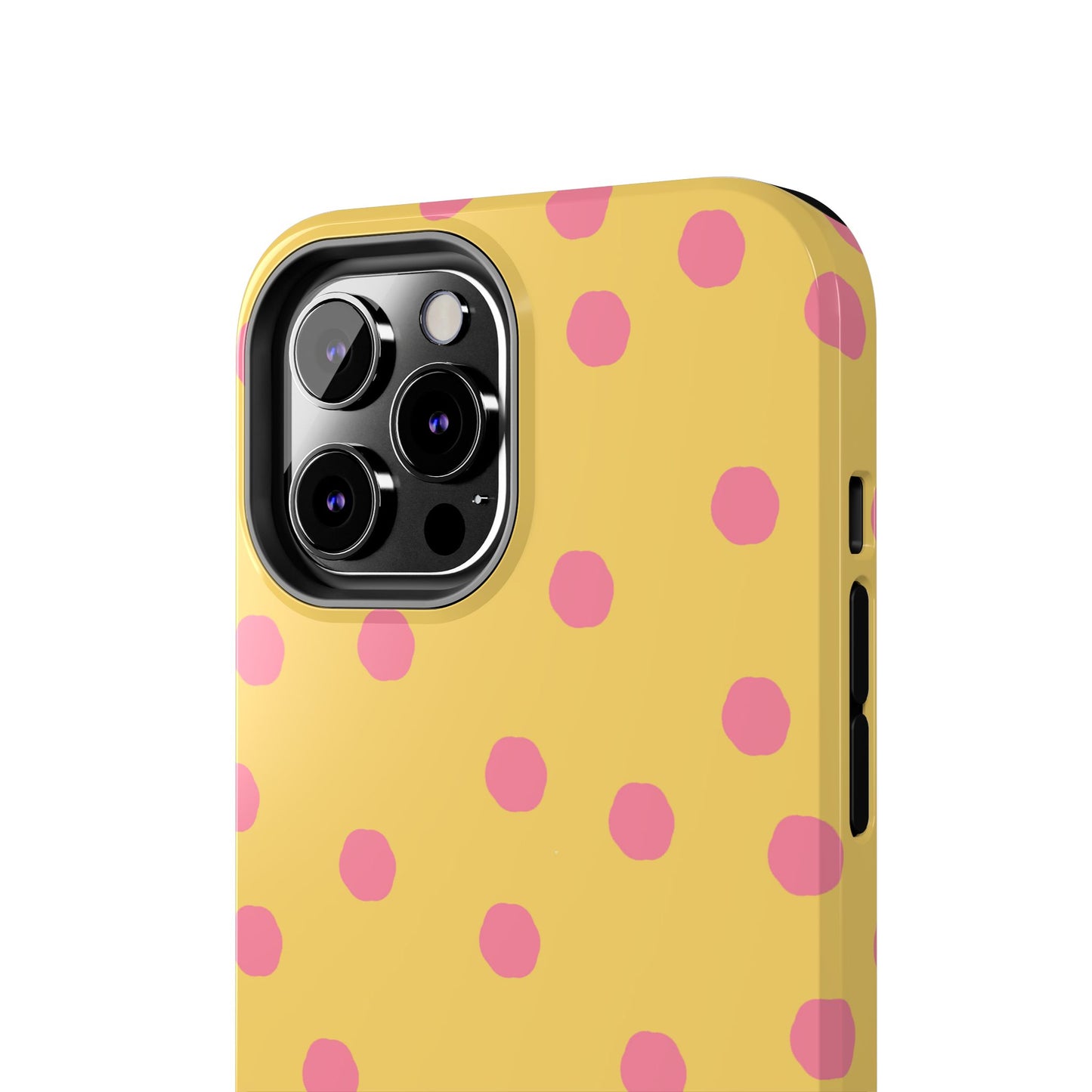 Jumbo Dots Yellow / Pink Phone Case