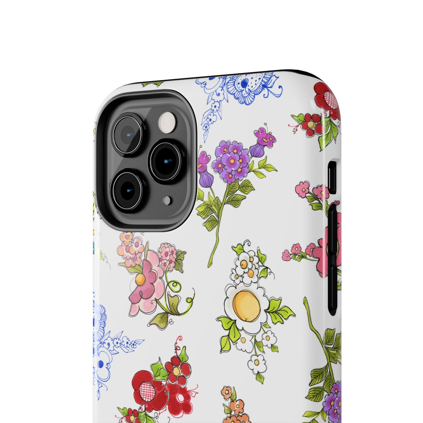 Mixed Bouquets White Phone Case