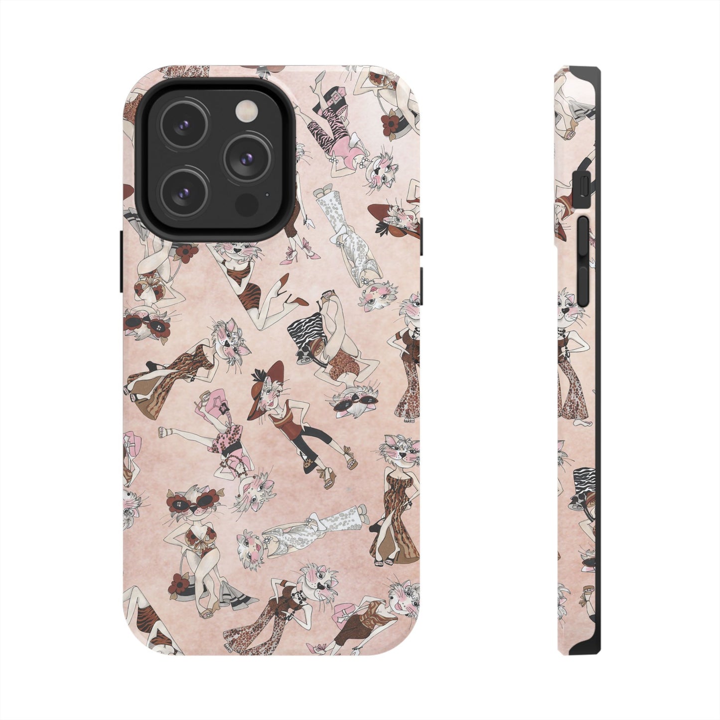Spotted Lilies Pink Phone Case