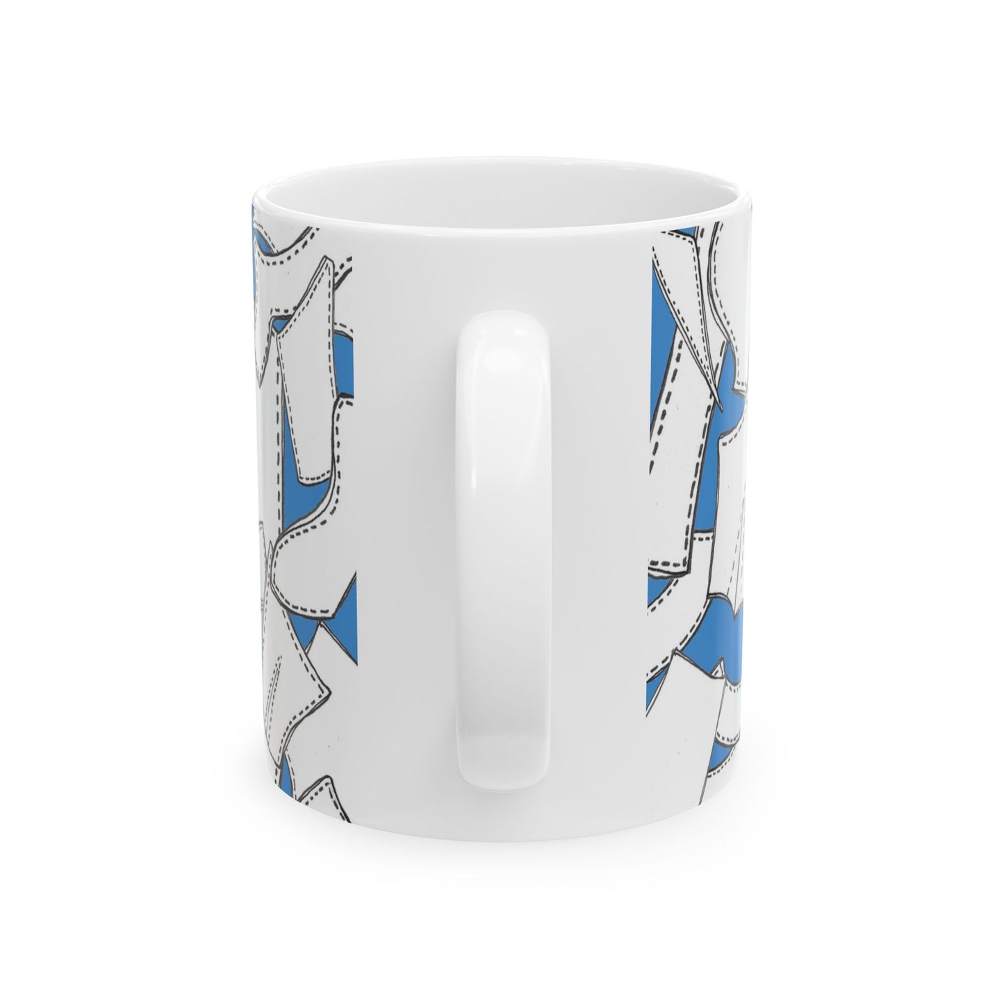 Pattern Pieces Turquoise Cup