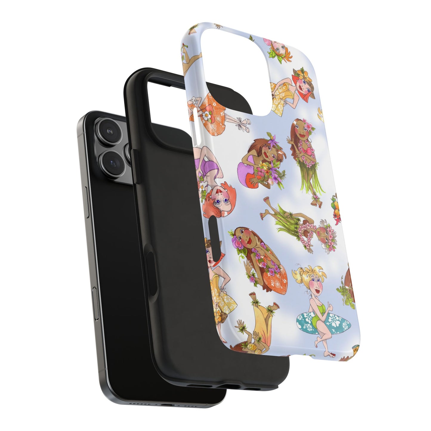 Island Toss Blue Sky Phone Case