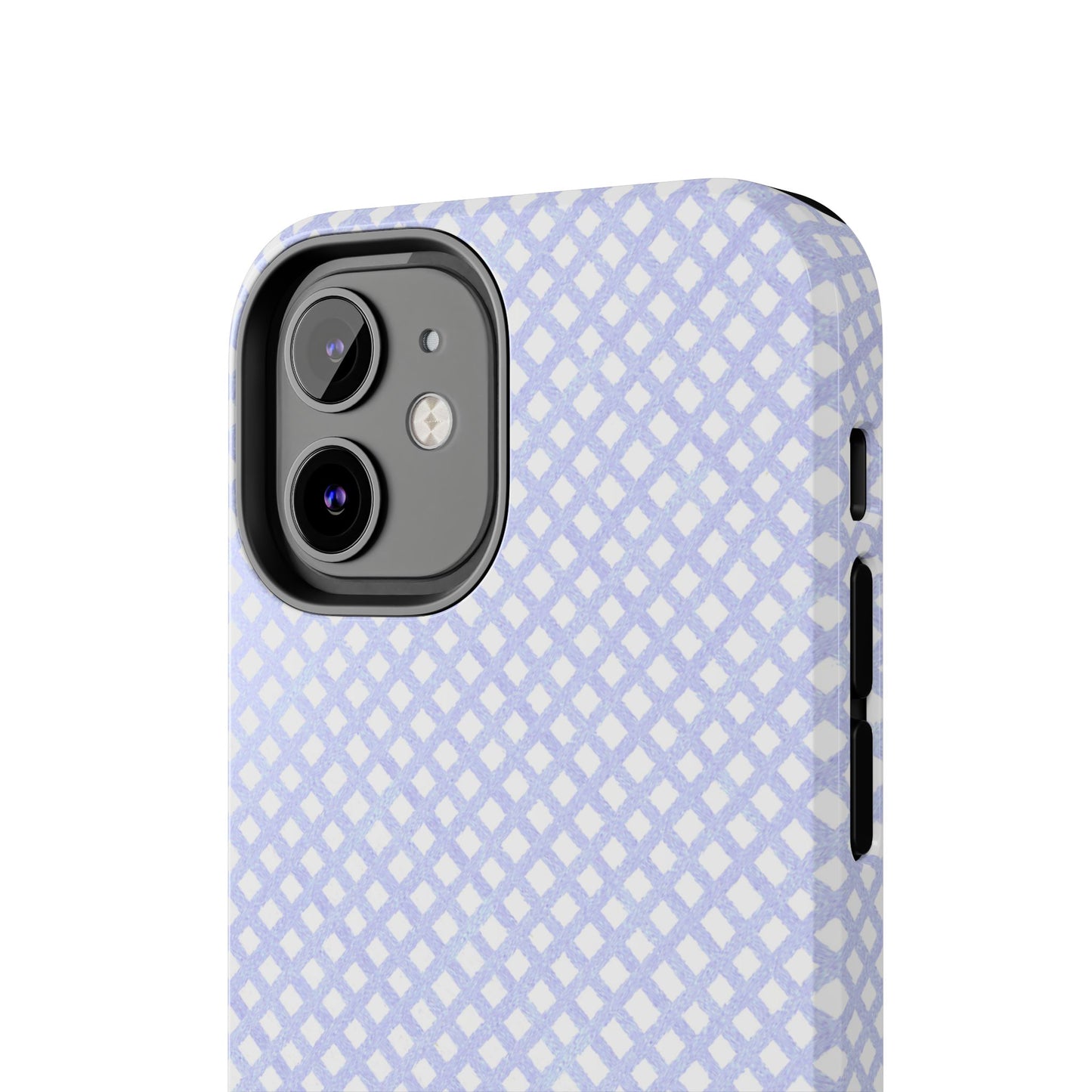 Bias Check Light Blue Phone Case