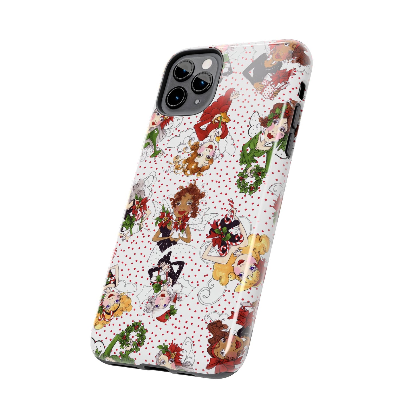 Fairy Toss White / Red Phone Case