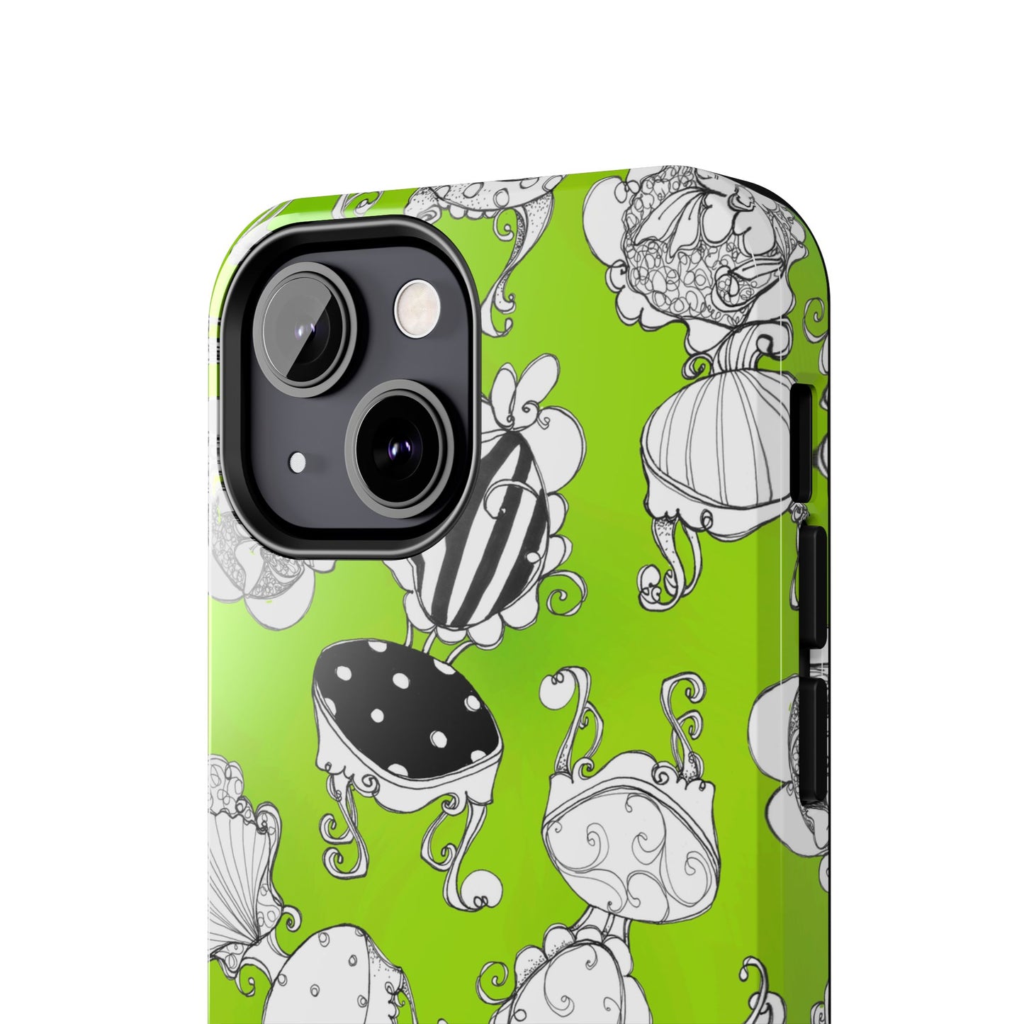 Bistro Chairs Lime Phone Case