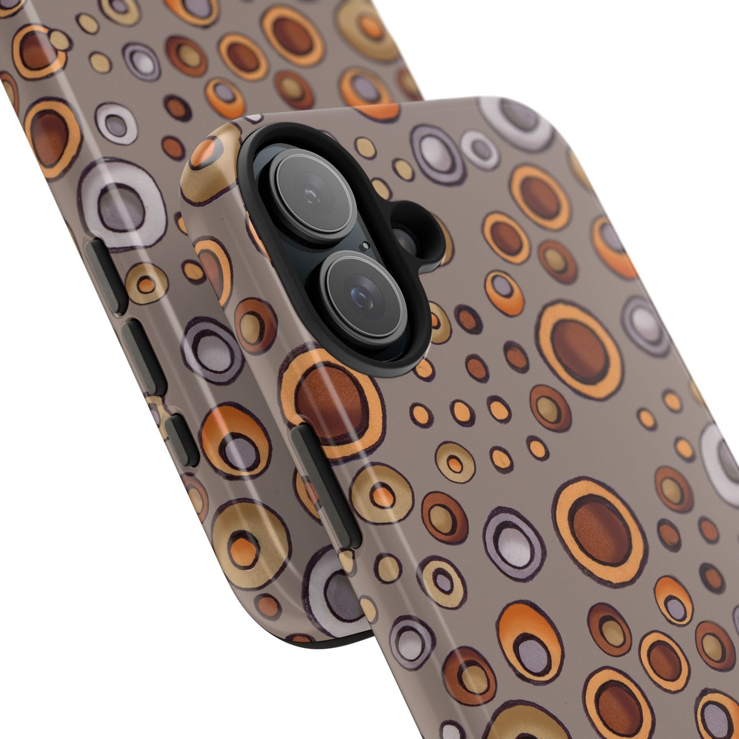 Doggy Dots Gray Phone Case