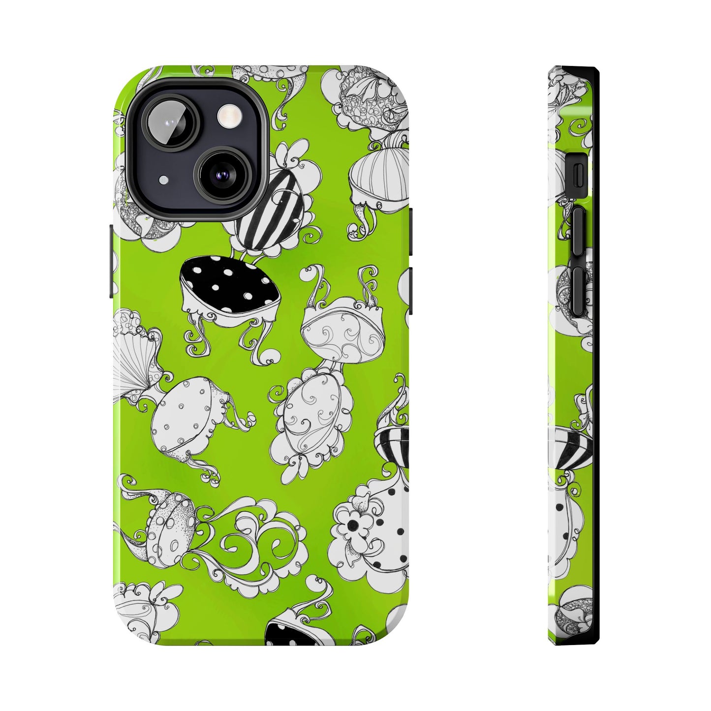 Bistro Chairs Lime Phone Case