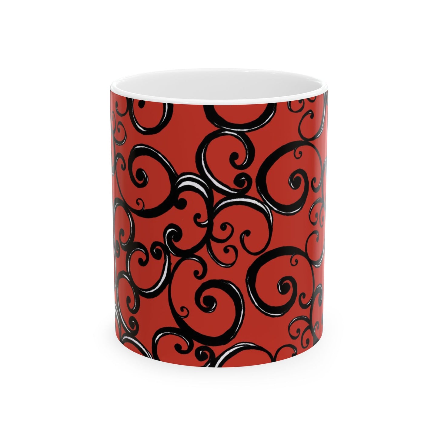 Curls Red / Black Cup