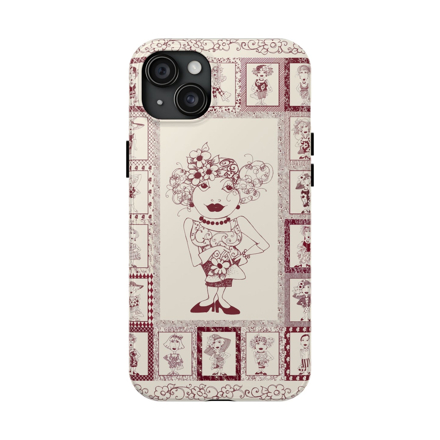 Redheads Portrait Phone Case