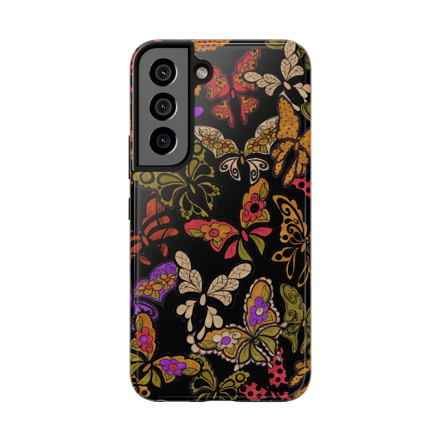 Flighty Black Phone Case