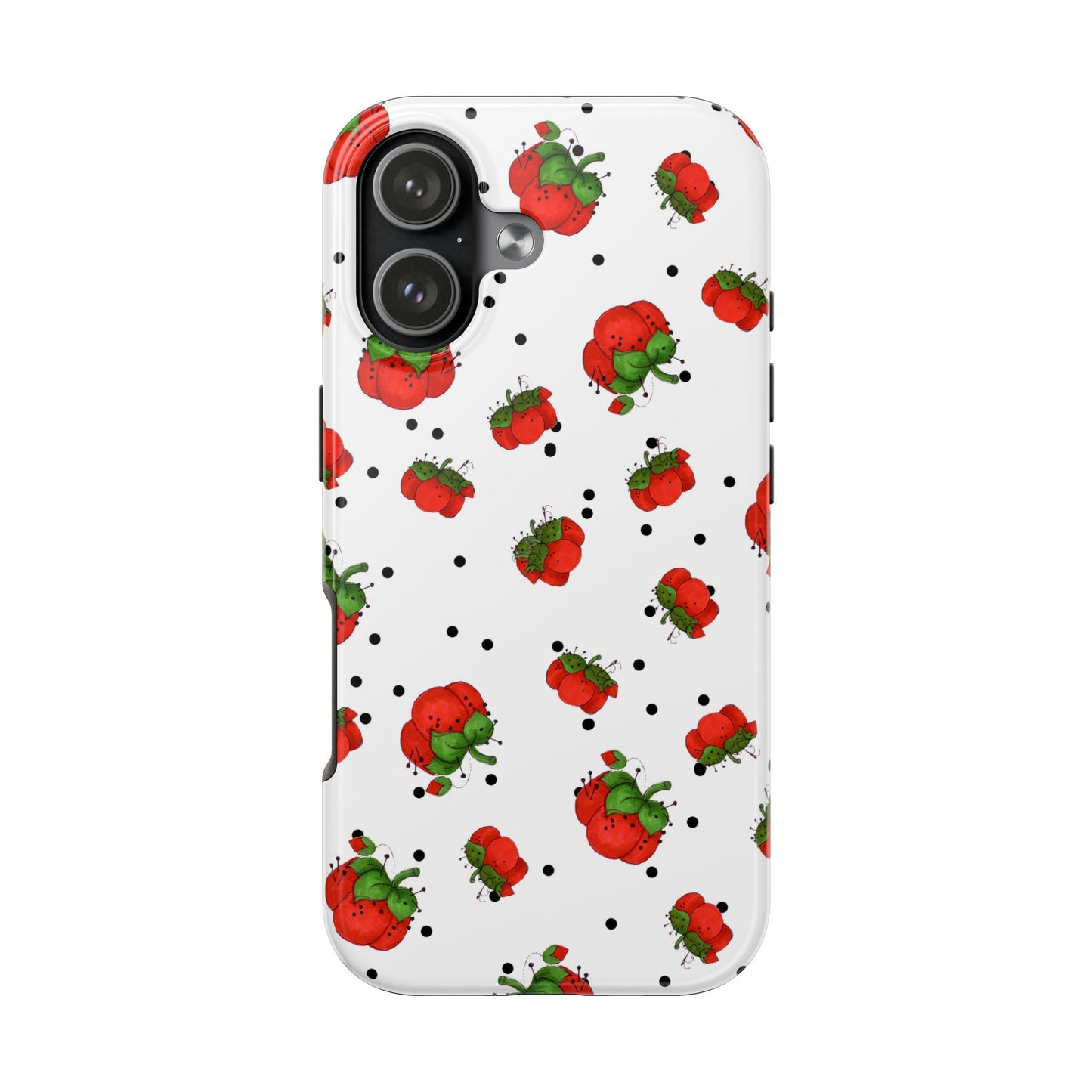 Pin Dots White Phone Case