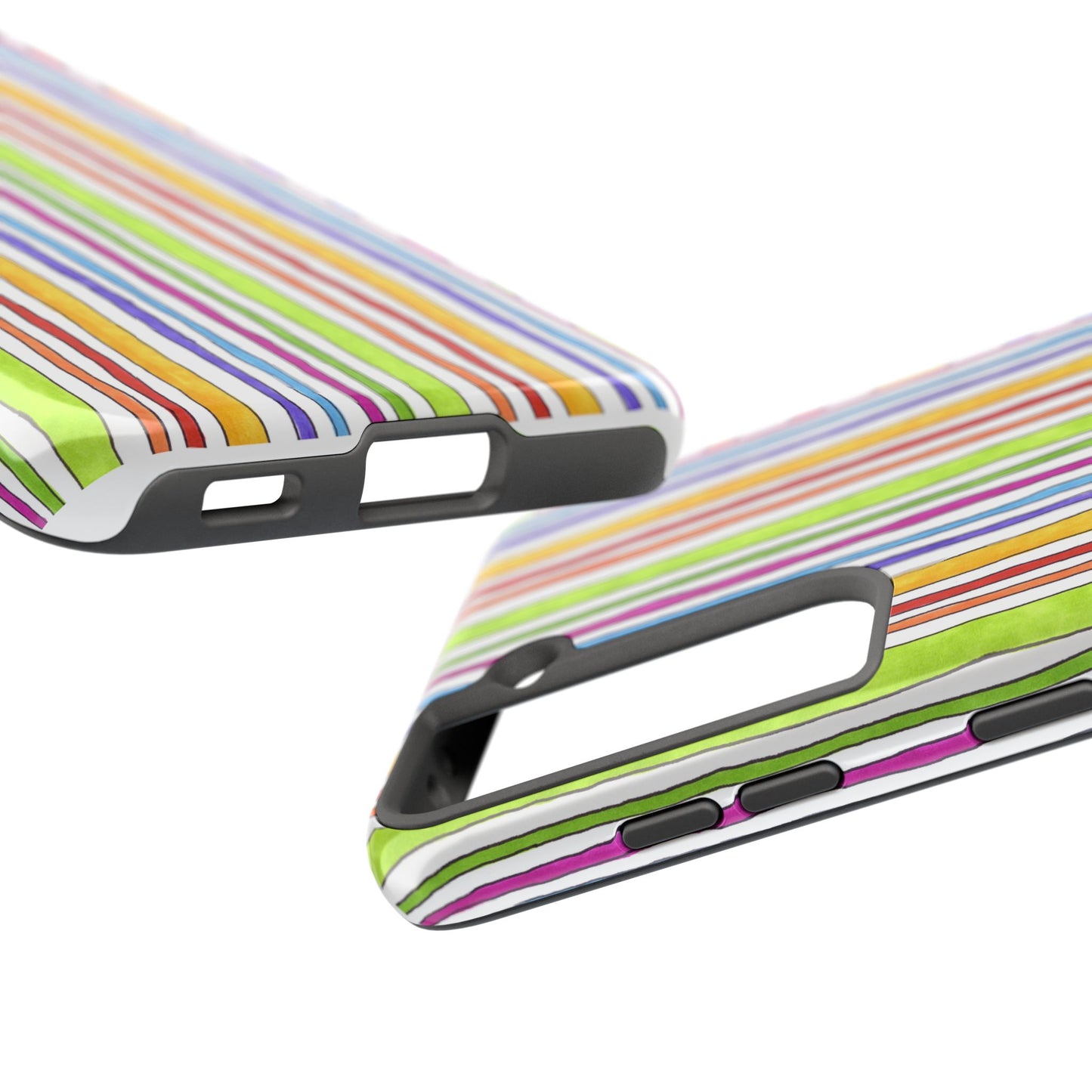 Stripe Fancy White Phone Case