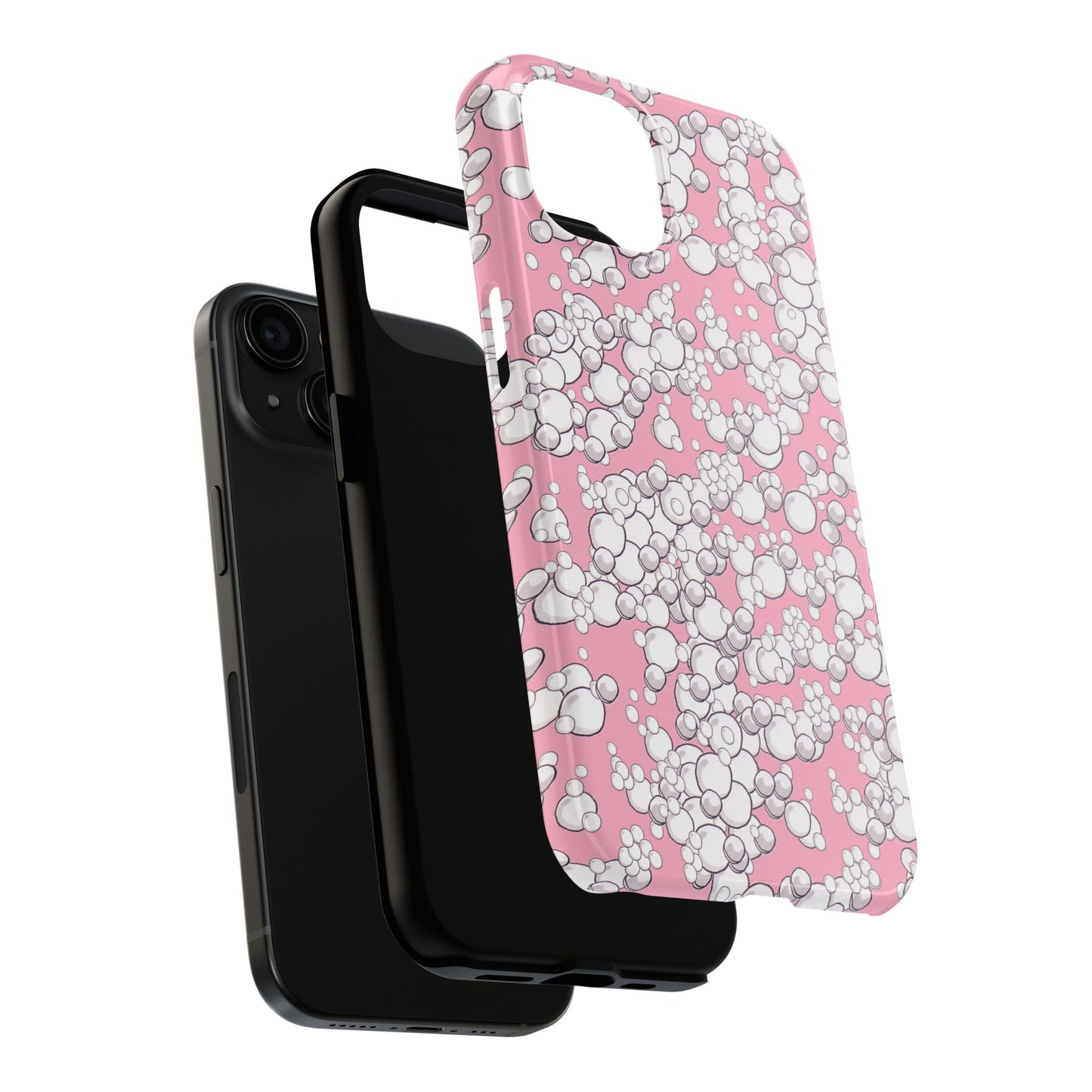 Bubble Dots Pink Phone Case