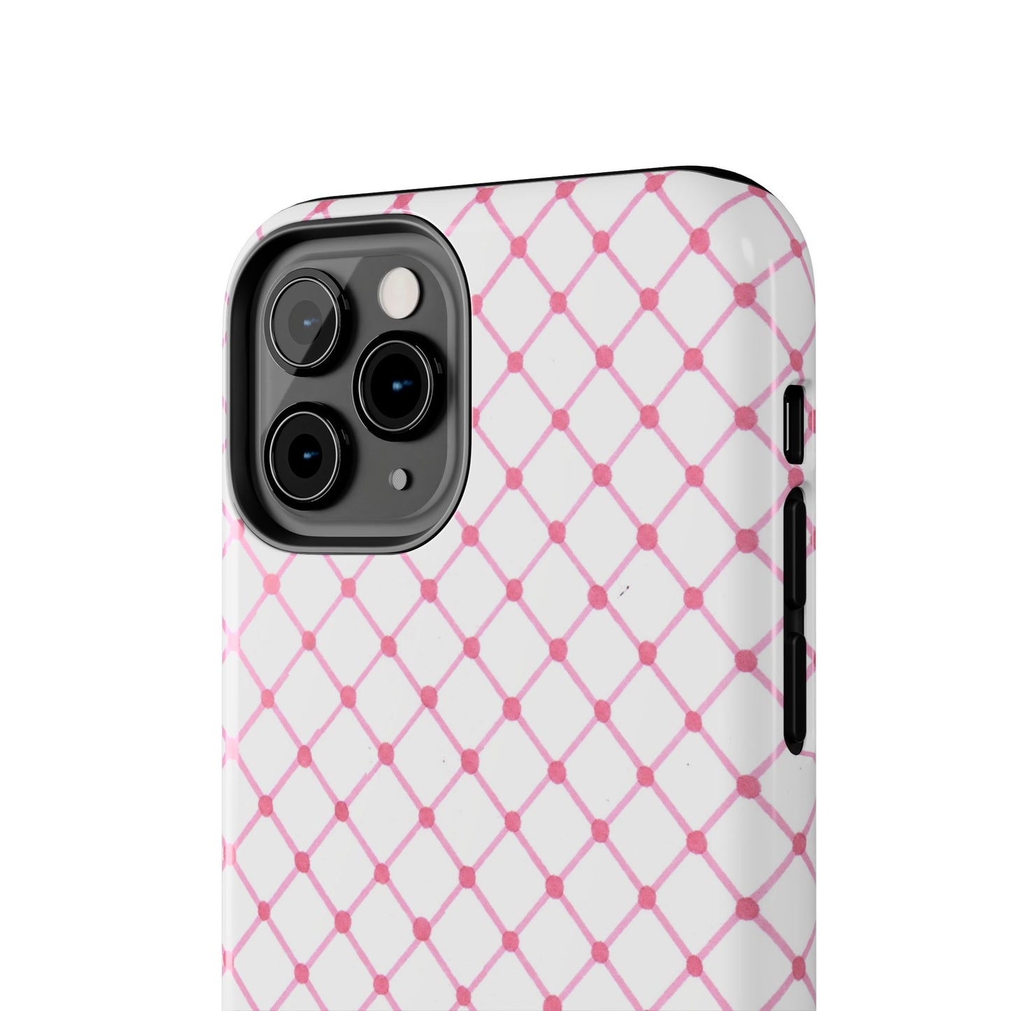Cyclone Fence White / Pink Phone Case