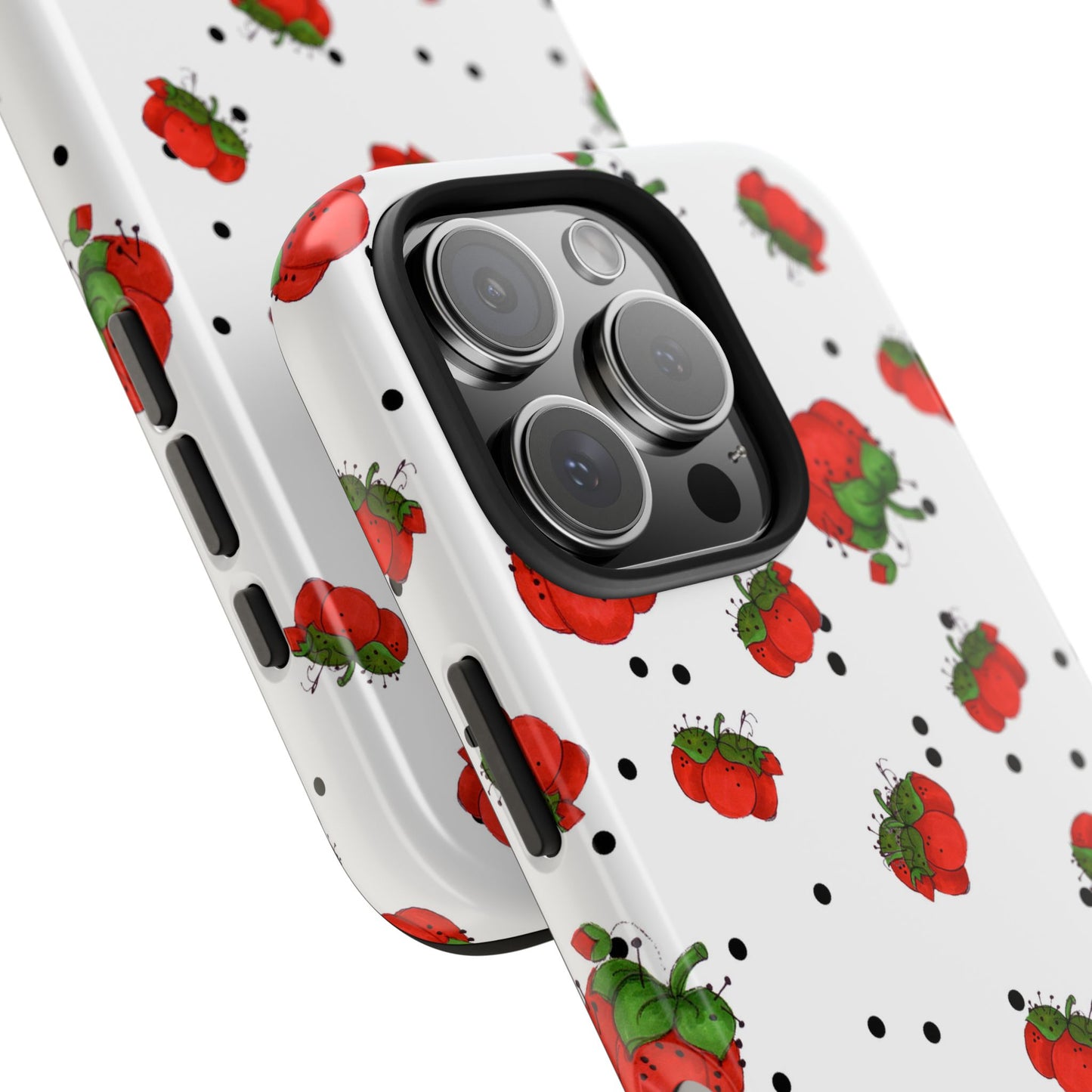 Pin Dots White Phone Case